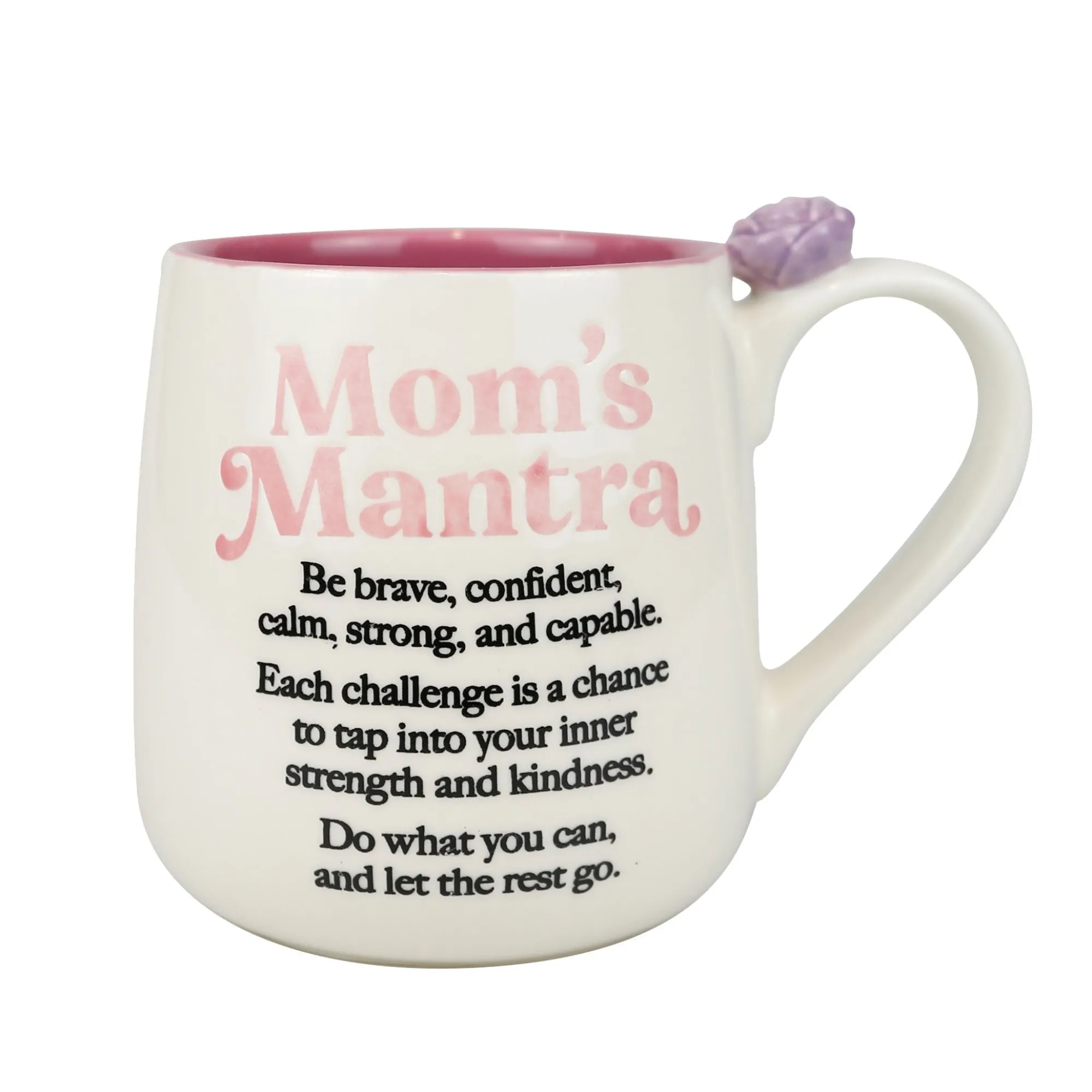 Enesco Gift Mugs | Drinkware | Mom Mantra Scullpted Mug 16 oz