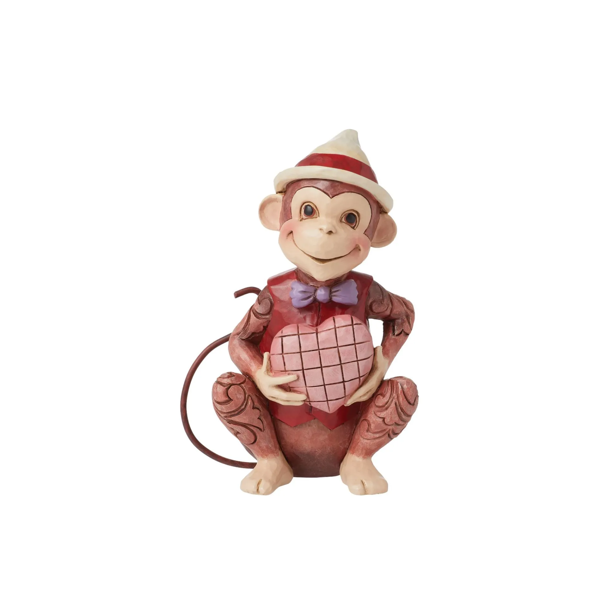 Enesco Gift Figurines | Monkey with Heart Figurine