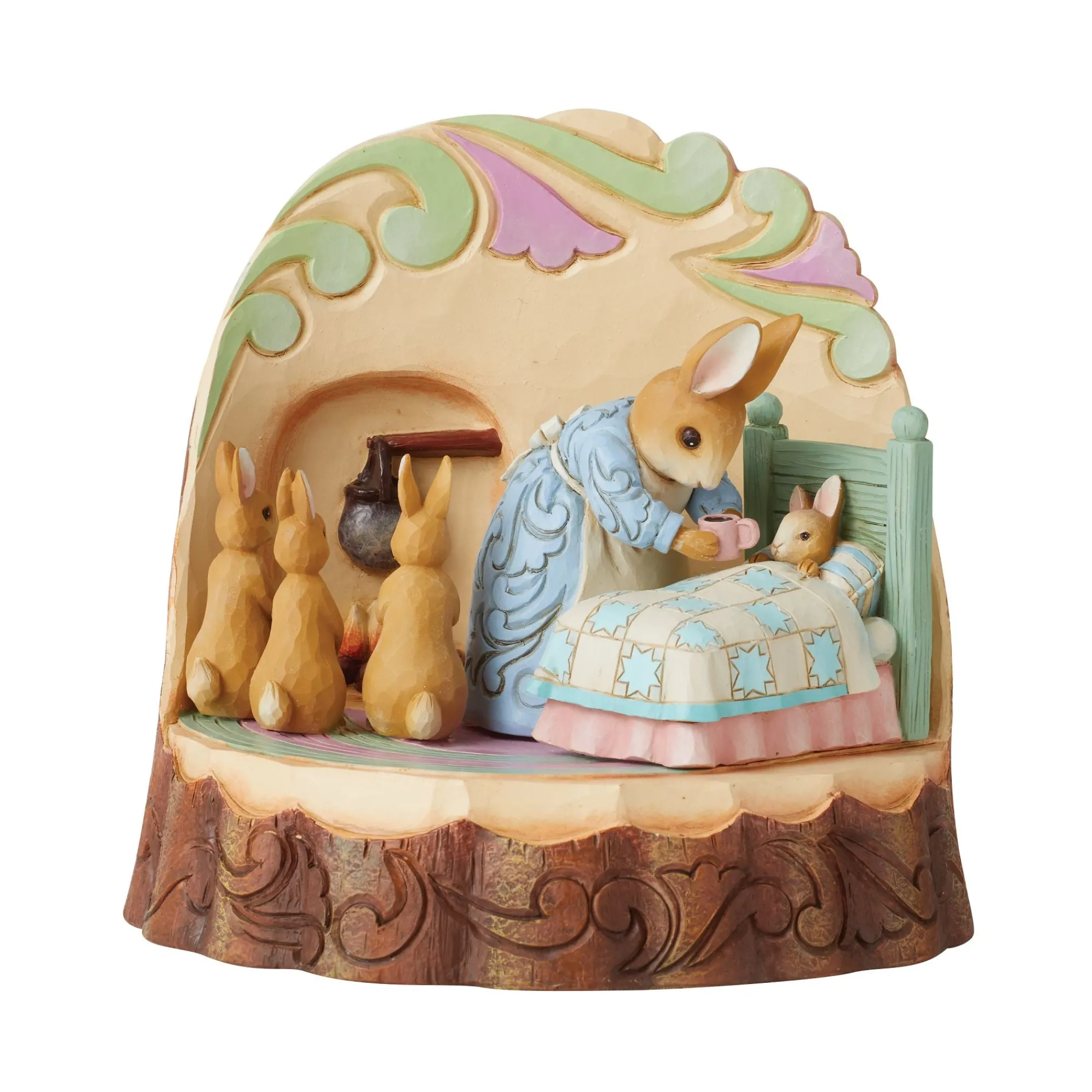 Enesco Gift Figurines | Mrs. Rabbit w/Bunnies