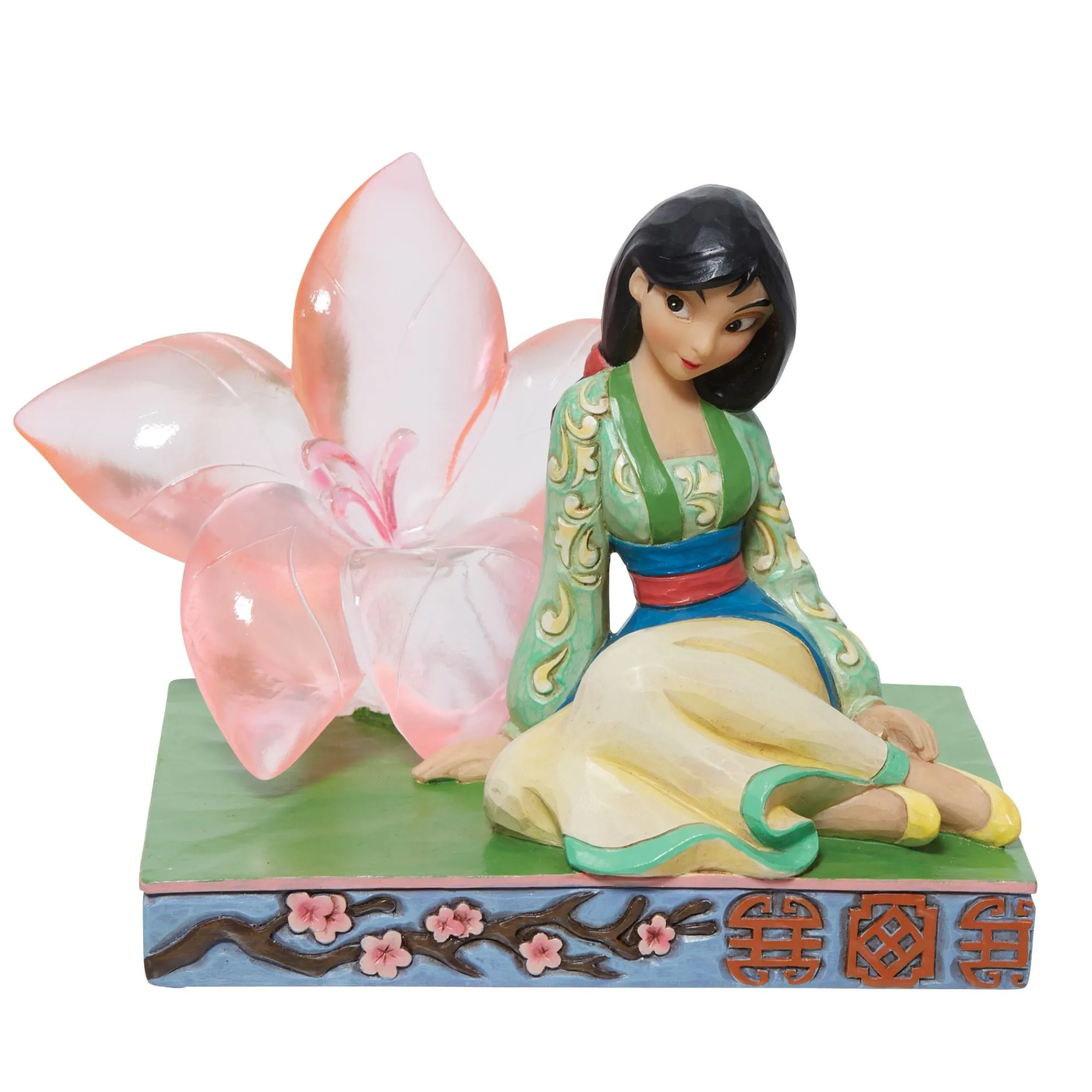 Enesco Gift Figurines | Mulan Clear Resin Cherry Bloss