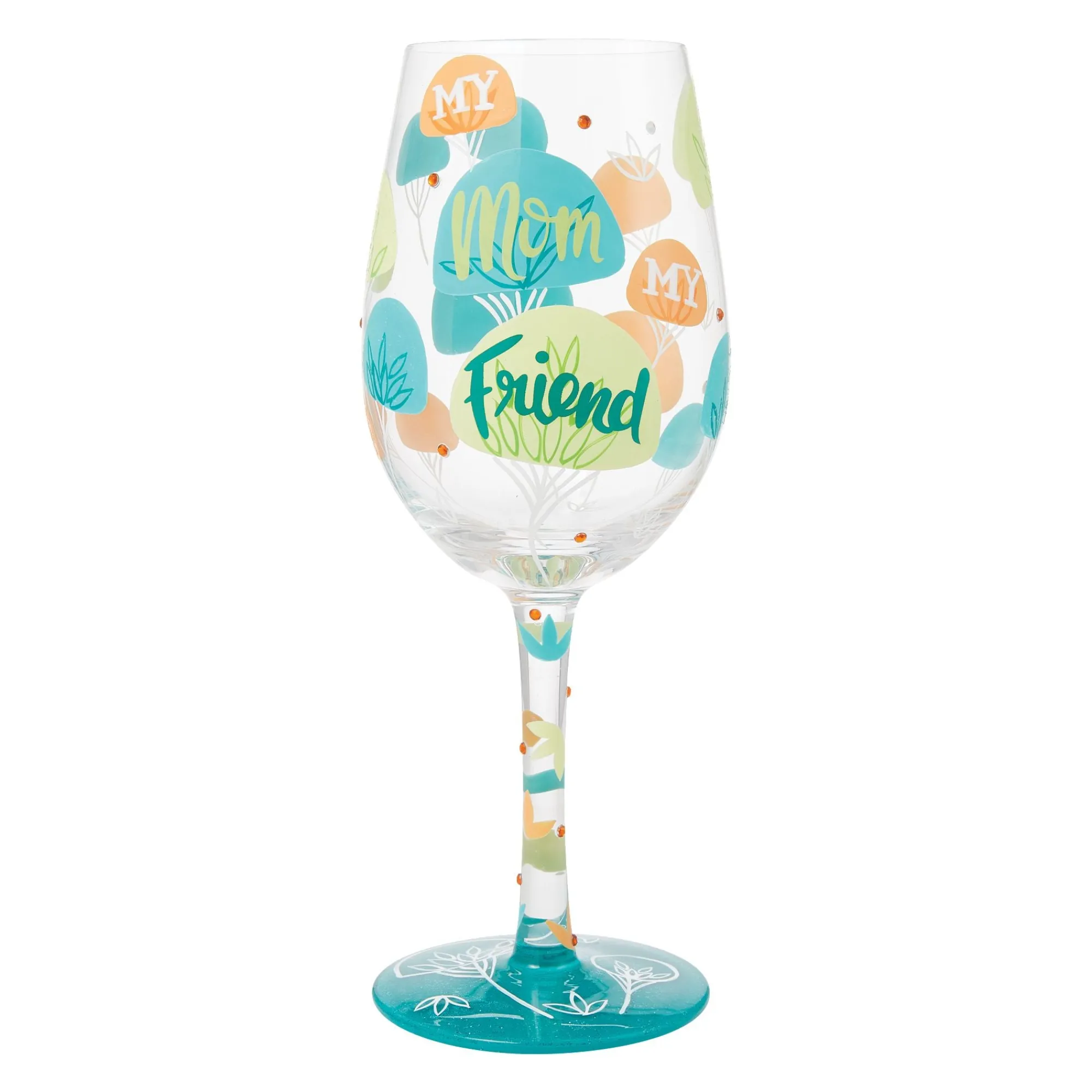 Enesco Gift Drinkware | My Mom My Friend Wine Glass