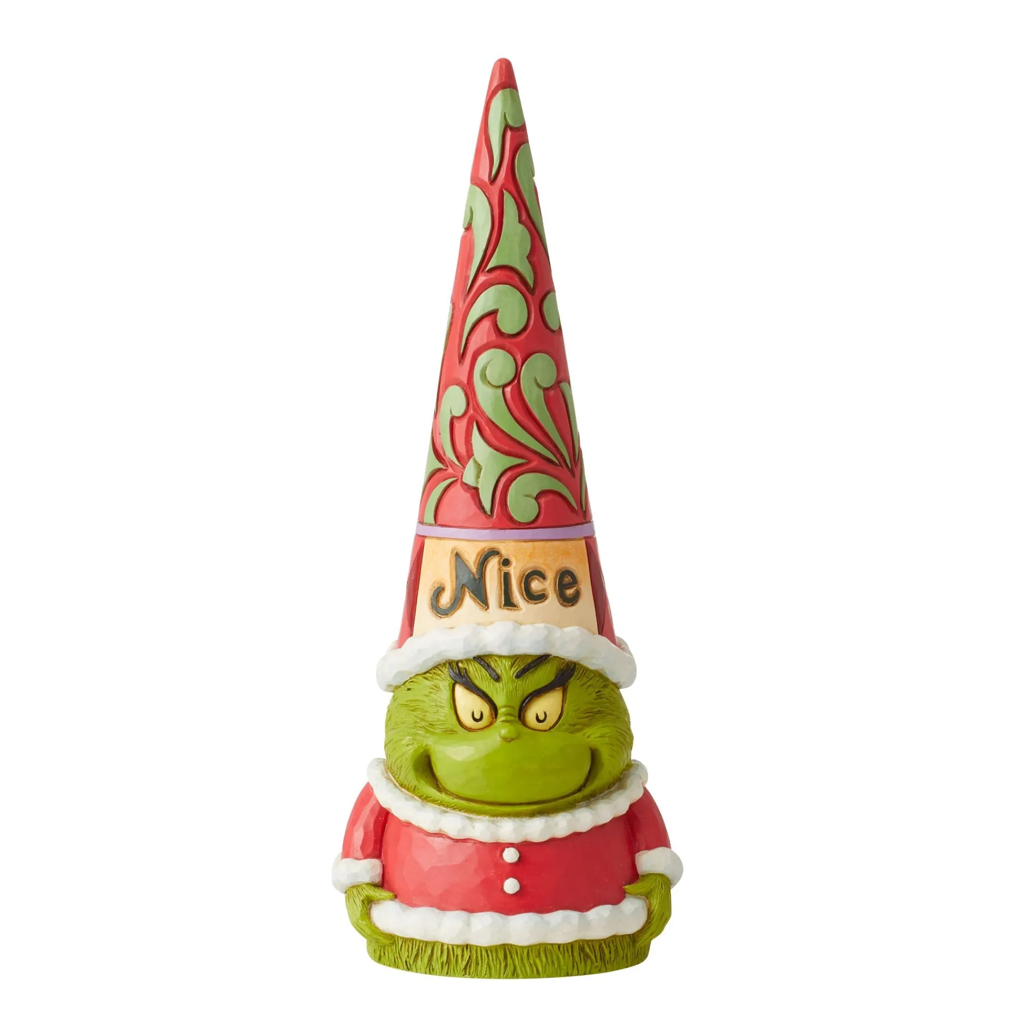 Enesco Gift Figurines | Santas | Naughty/Nice Grinch Gnome