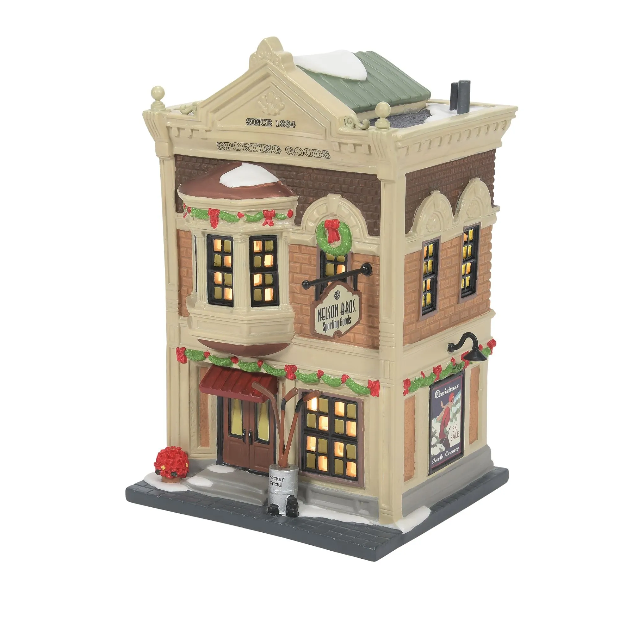 Department 56 Village Lighted Buildings | Nelson Bros. Sporting Goods