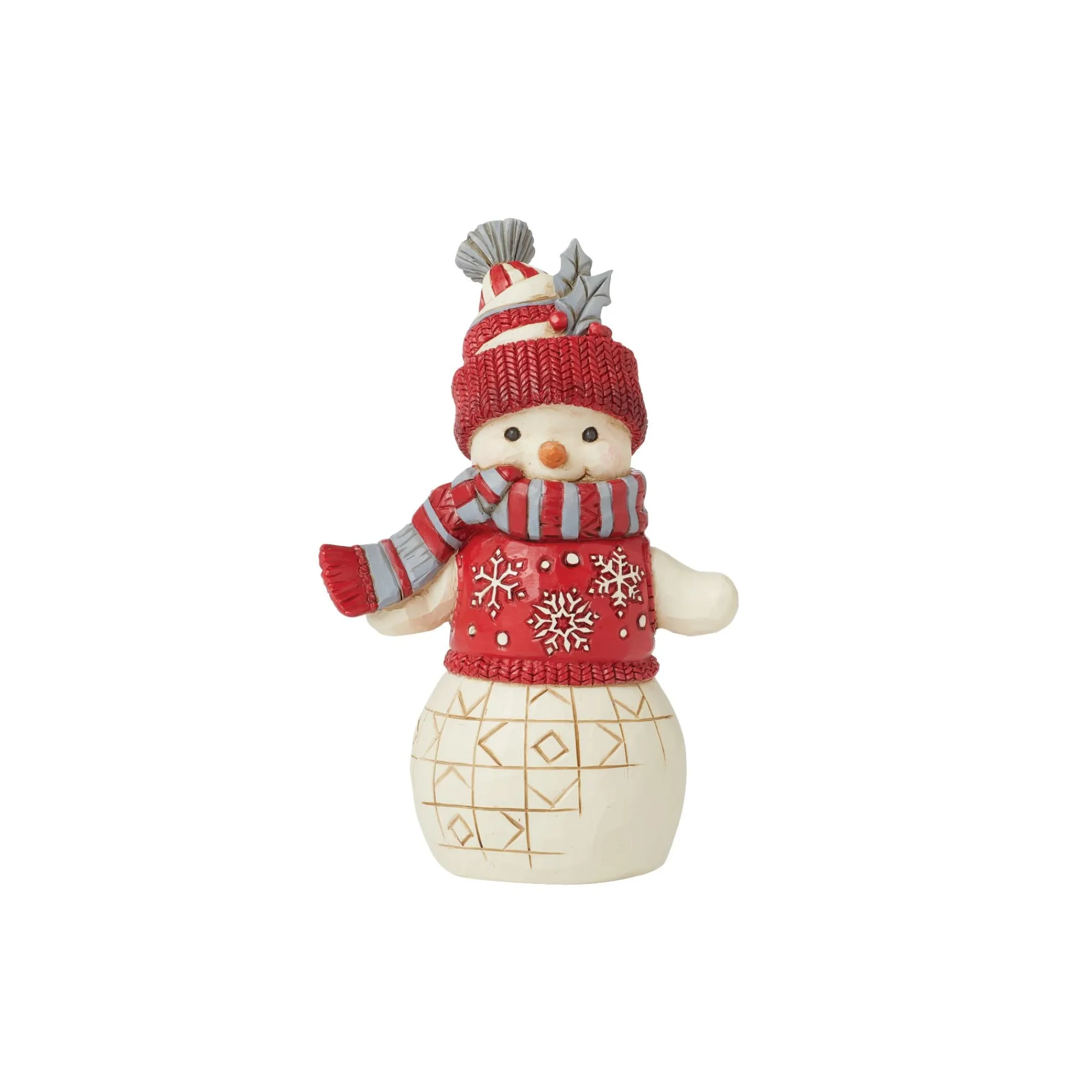 Enesco Gift Figurines | Snowman | Nordic Noel Snowman with Hat