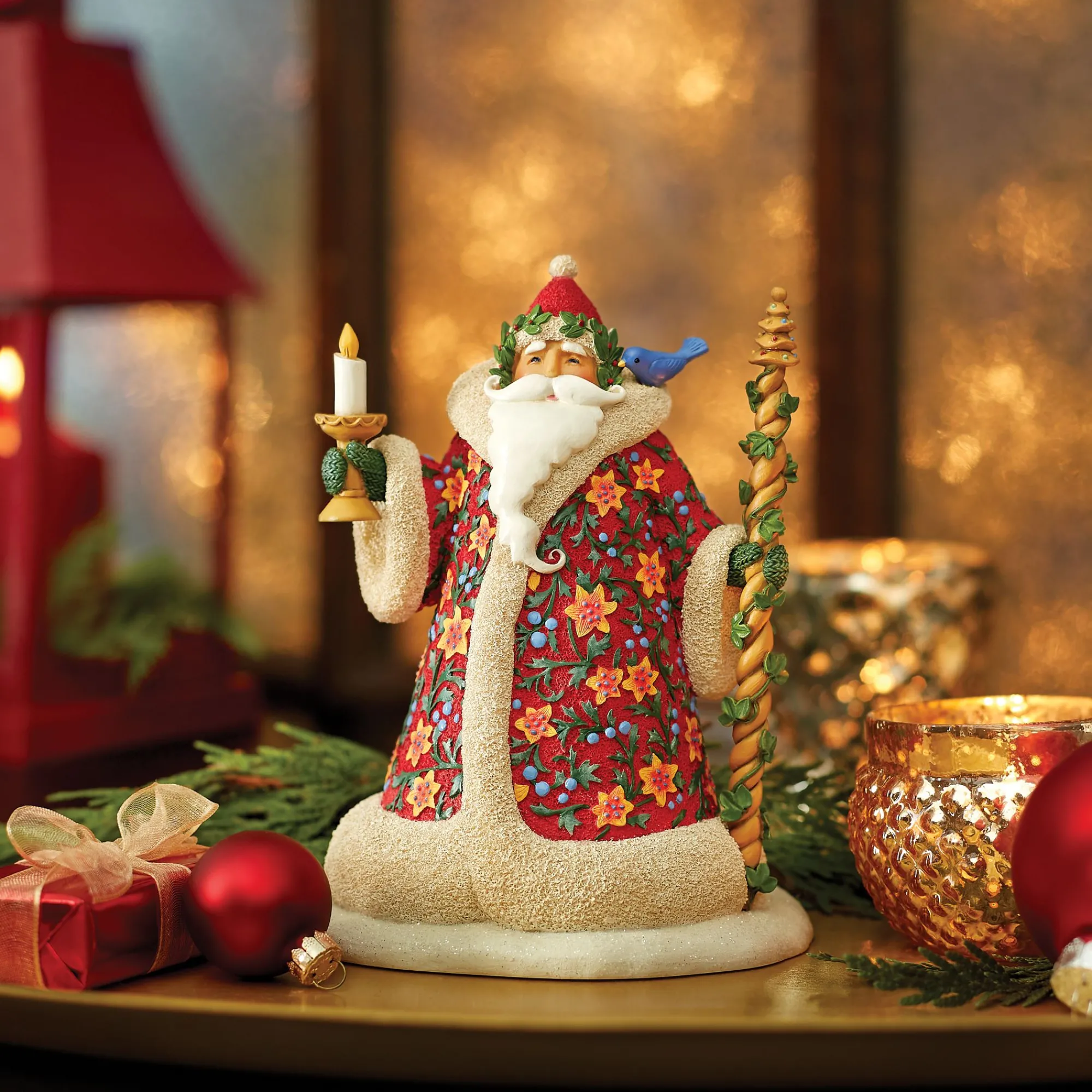 Enesco Gift Figurines | Santas | Old World Santa Figurine