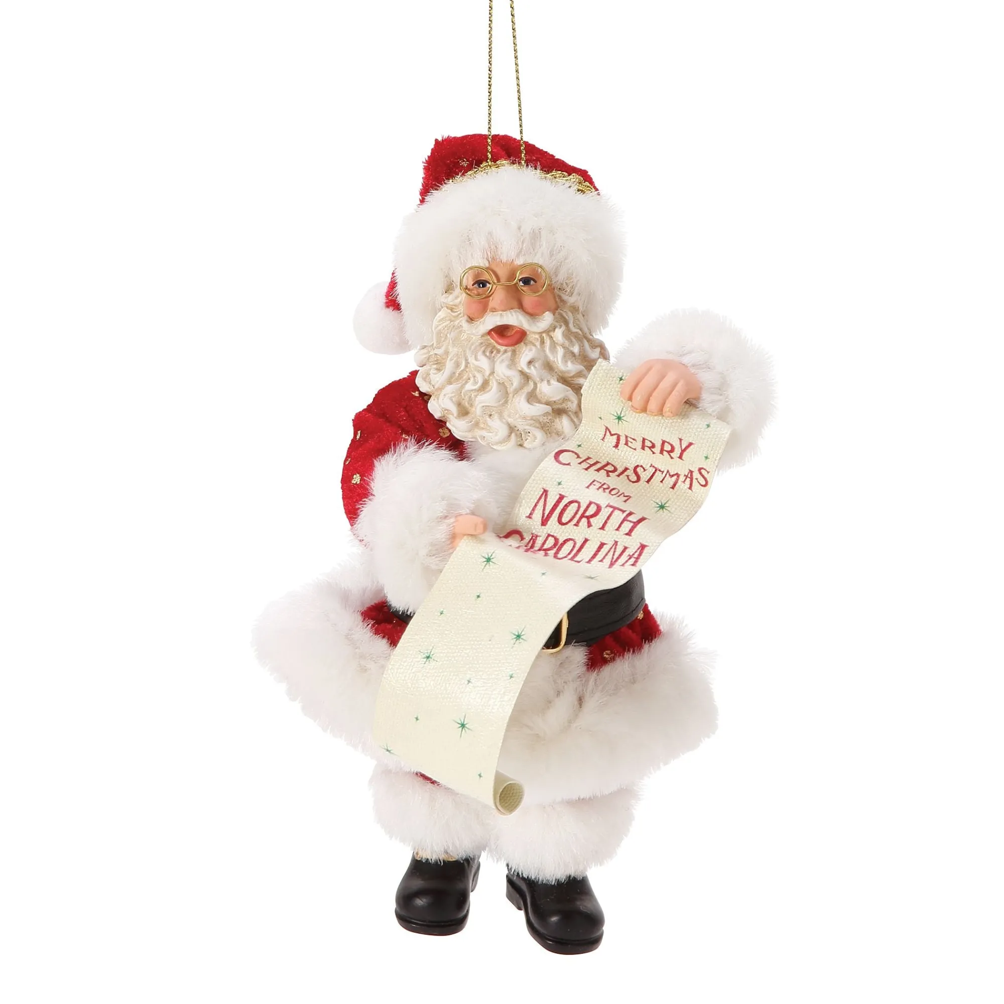 Department 56 Ornaments | Santas | ORNPD North Carolina Orn