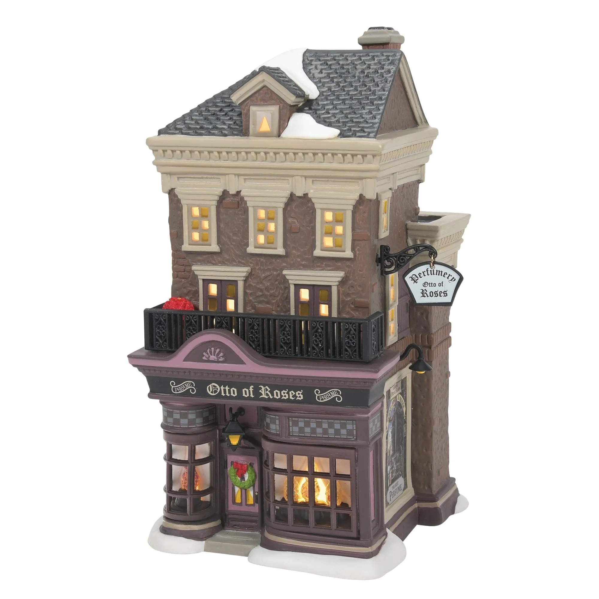 Department 56 Village Lighted Buildings | Otto Of Roses Perfumery