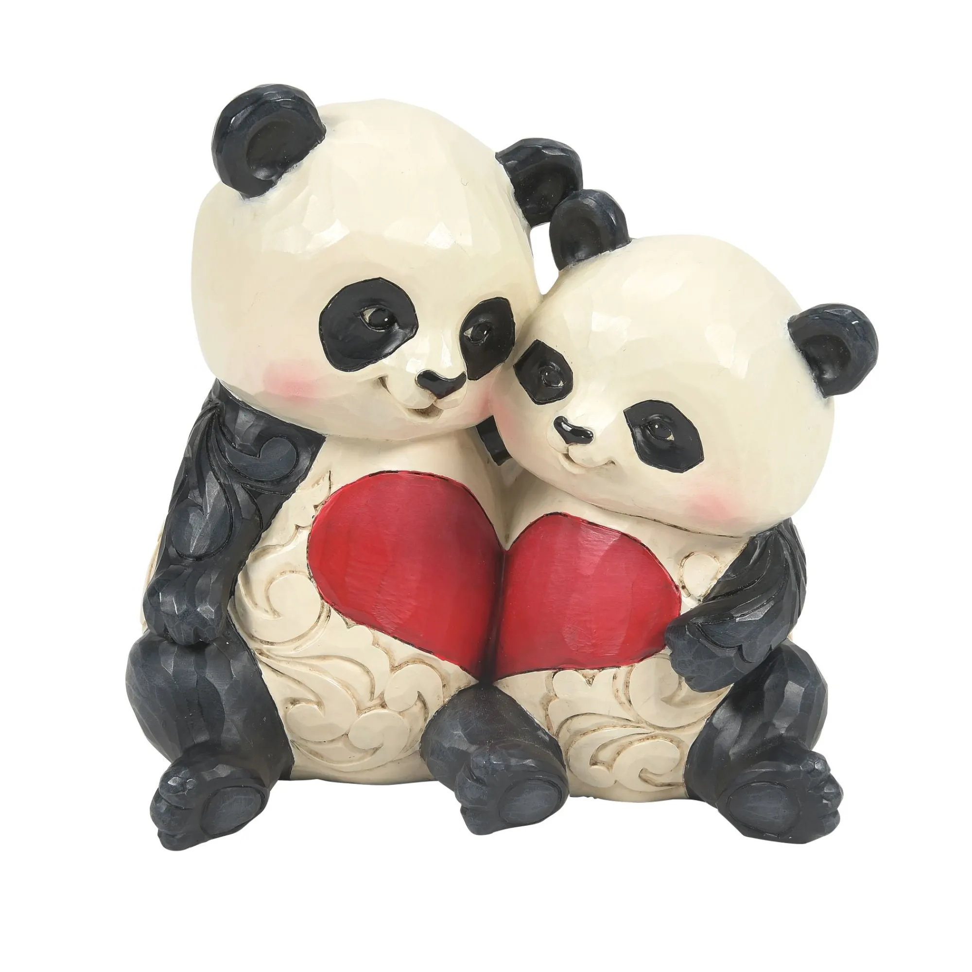 Enesco Gift Figurines | Panda Couple With Heart Fig