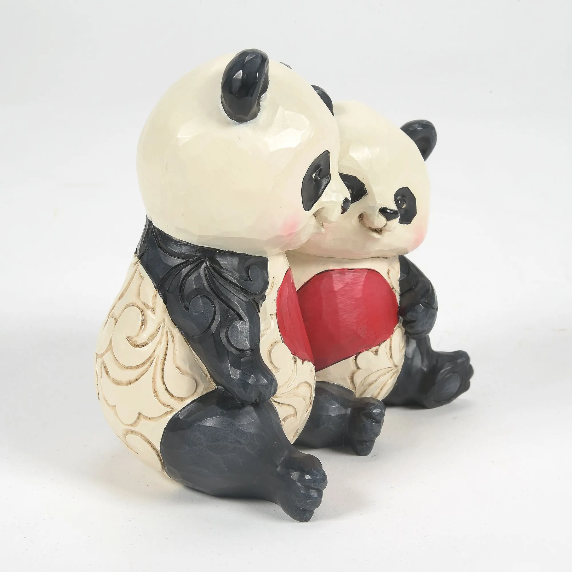 Enesco Gift Figurines | Panda Couple With Heart Fig