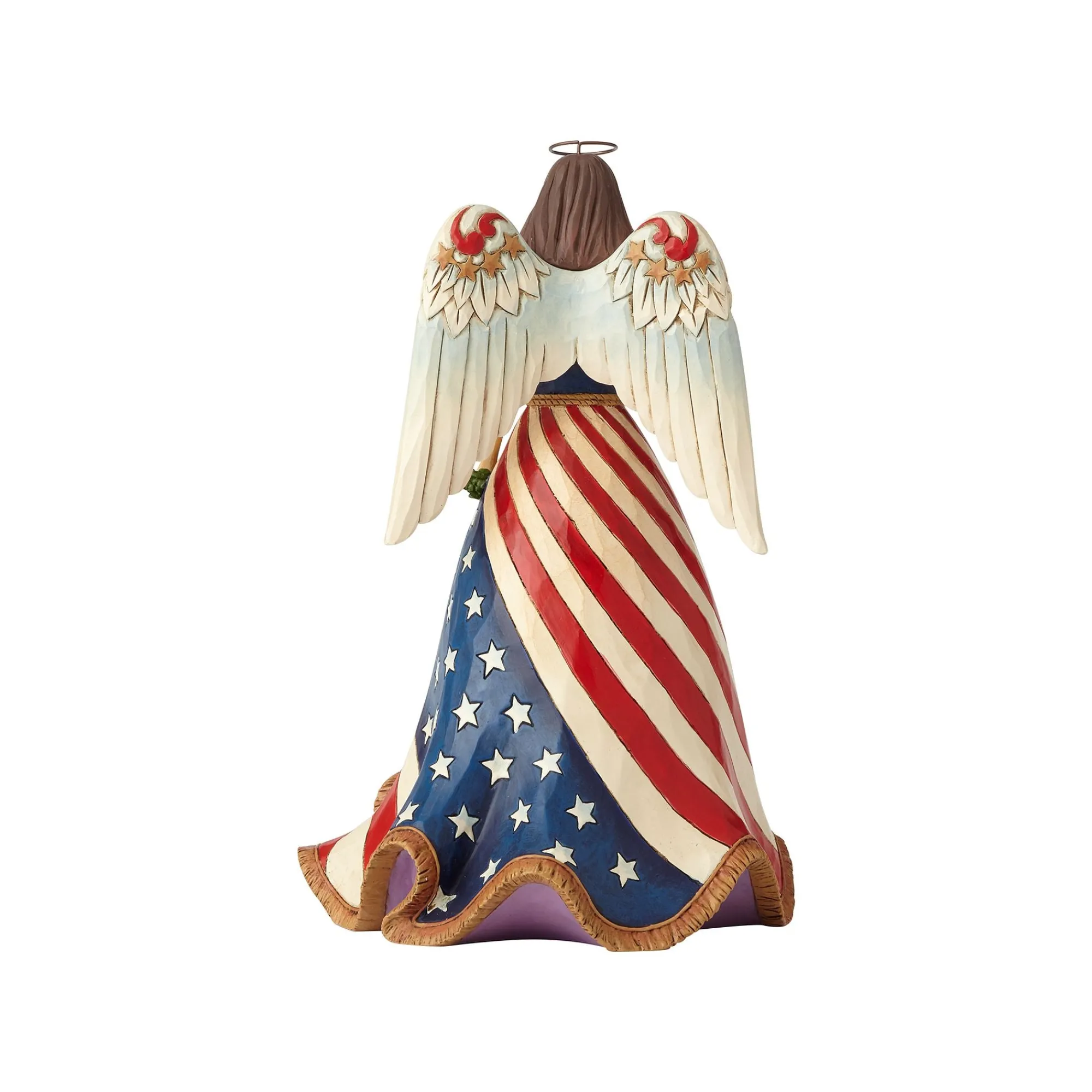 Enesco Gift Figurines | Religious | Patriotic Angel w/Flag Dress