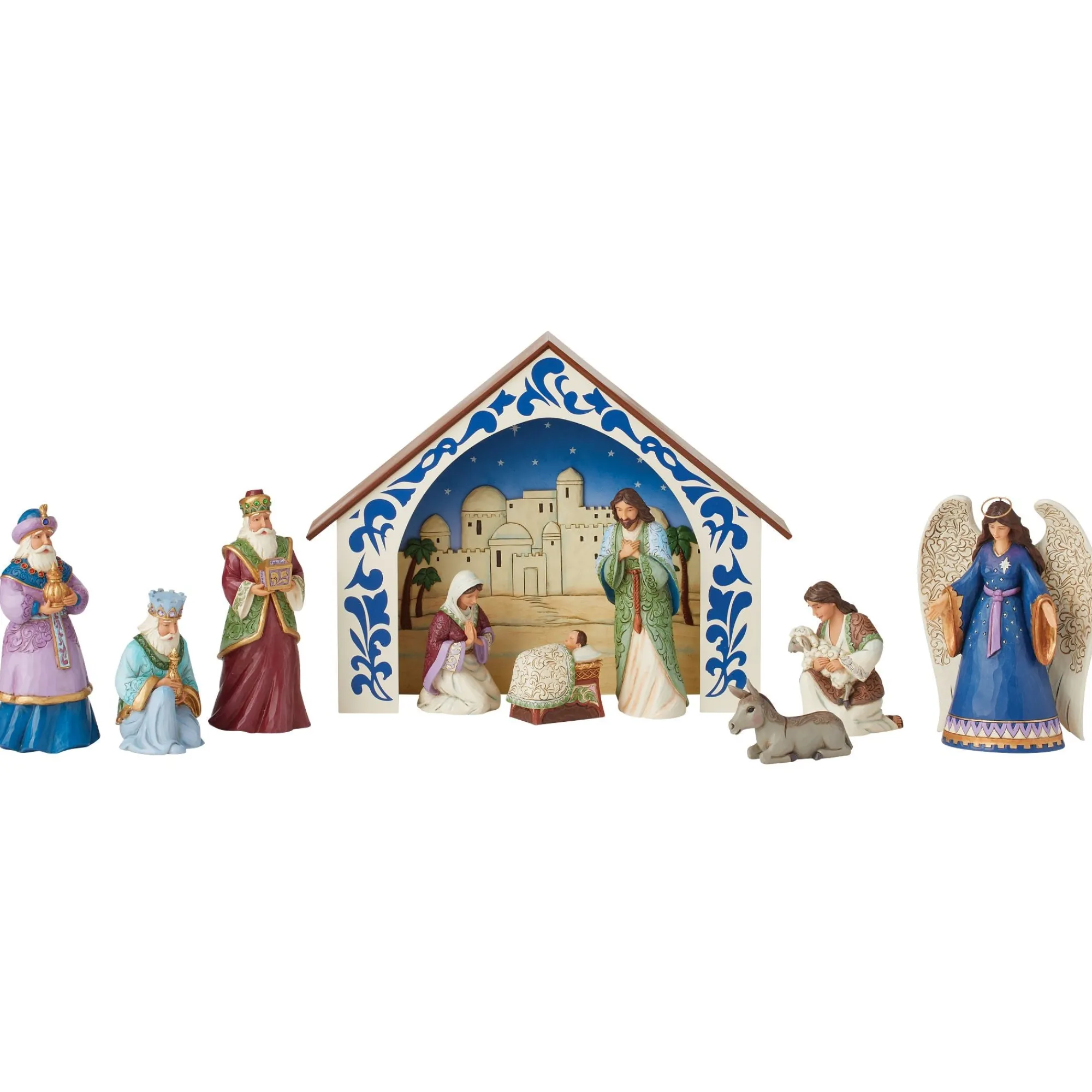 Enesco Gift Figurines | Religious | 10 PC Nativity Set Figurines