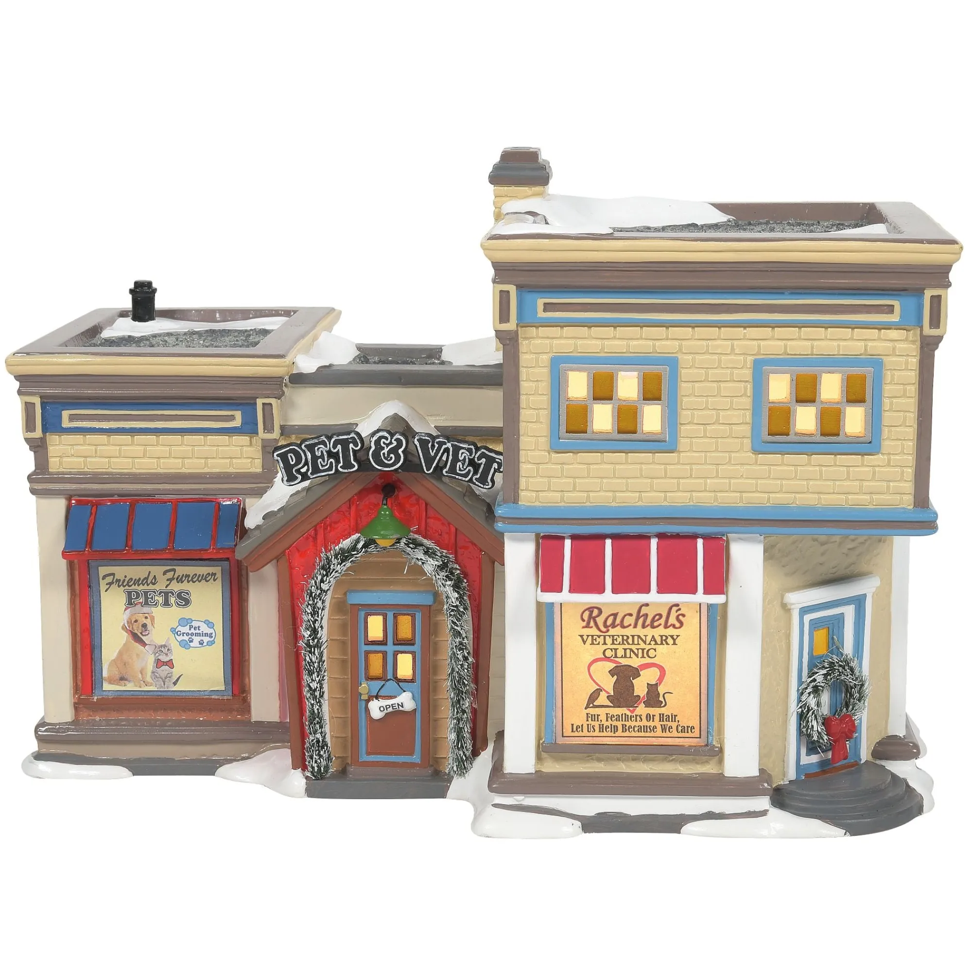 Department 56 Village Lighted Buildings | Pet & Vet