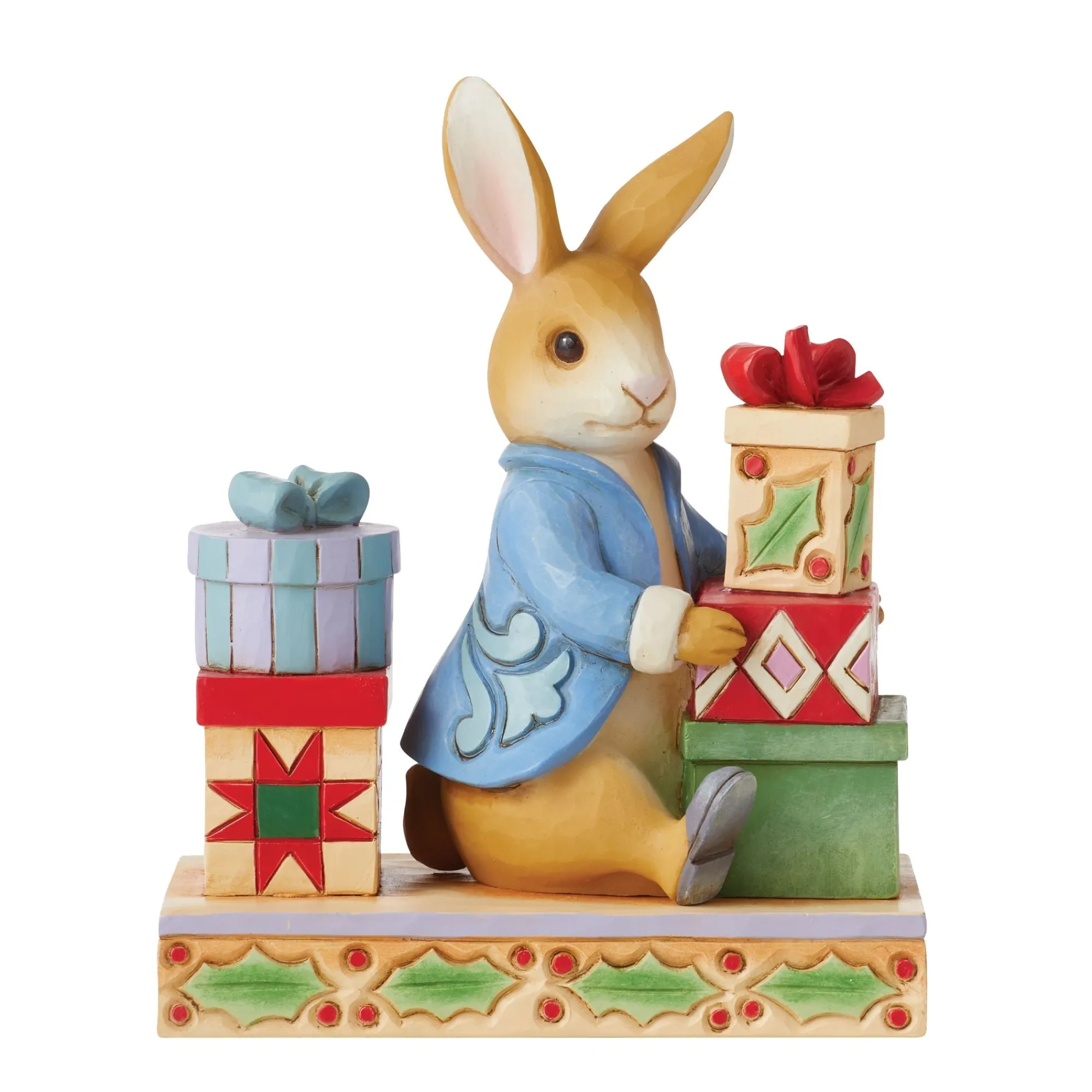 Enesco Gift Figurines | Peter Rabbit with Presents