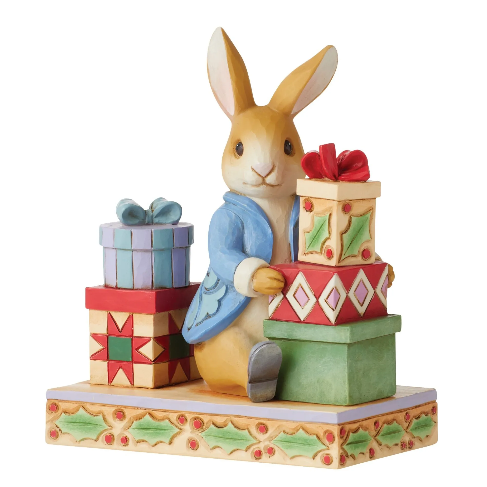 Enesco Gift Figurines | Peter Rabbit with Presents