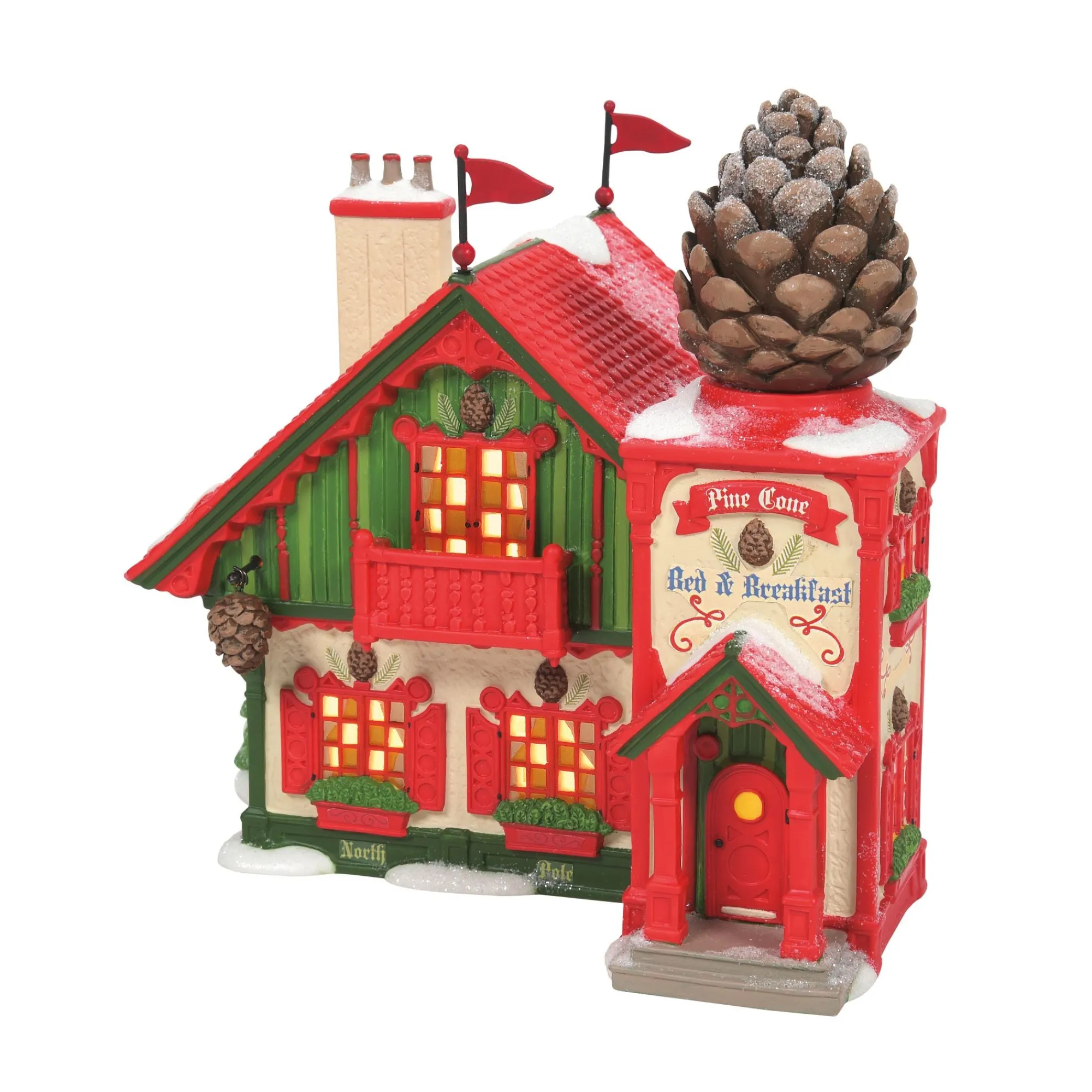 Department 56 Village Lighted Buildings | Pine Cone Bed & Breakfast