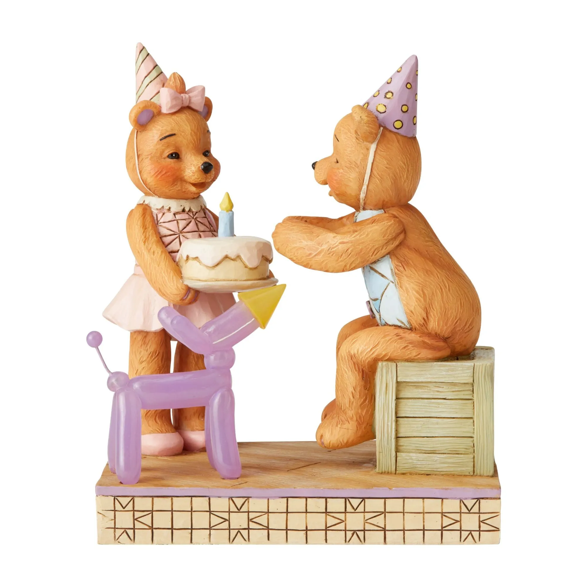 Enesco Gift Figurines | Pinky & Button w/Birthday Cake