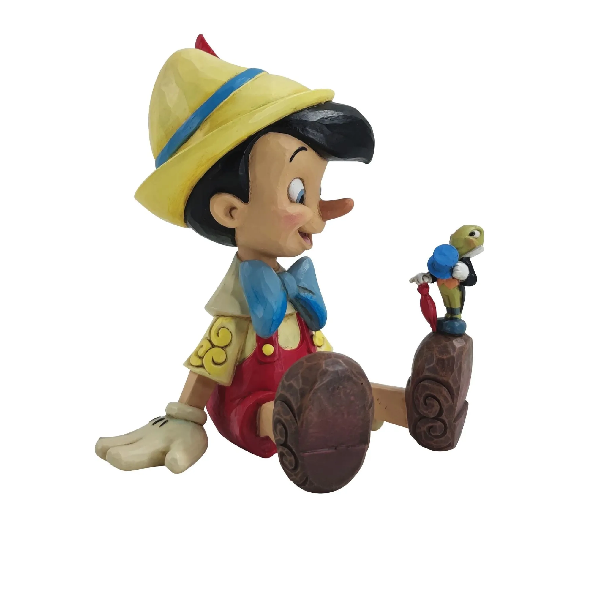 Enesco Gift Figurines | Pinocchio & Jiminy Sitting