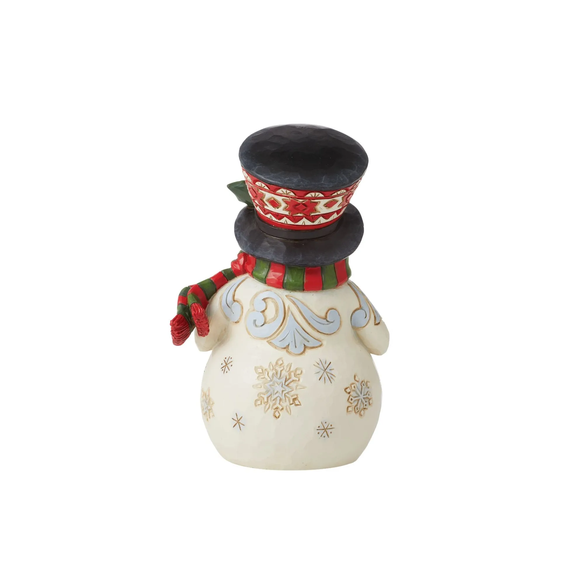 Enesco Gift Figurines | Snowman | Pint Size Snowman w/Large Hat