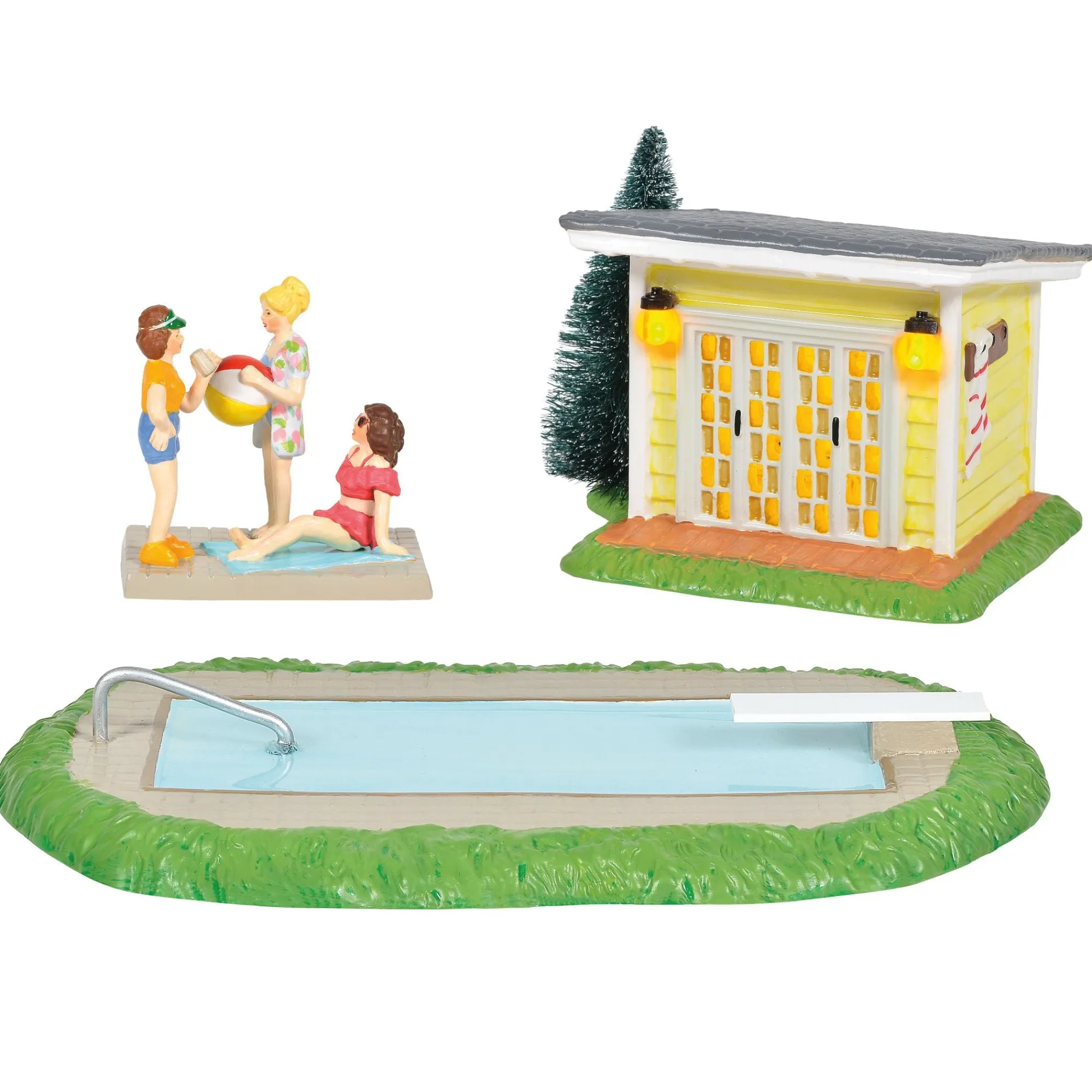 Department 56 Village Lighted Buildings | Pool Fantasy