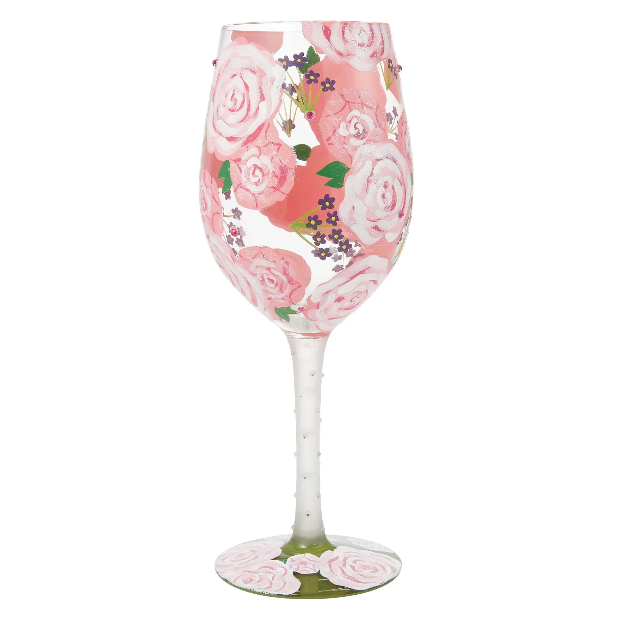 Enesco Gift Drinkware | Pretty as a Peony Wine Glass