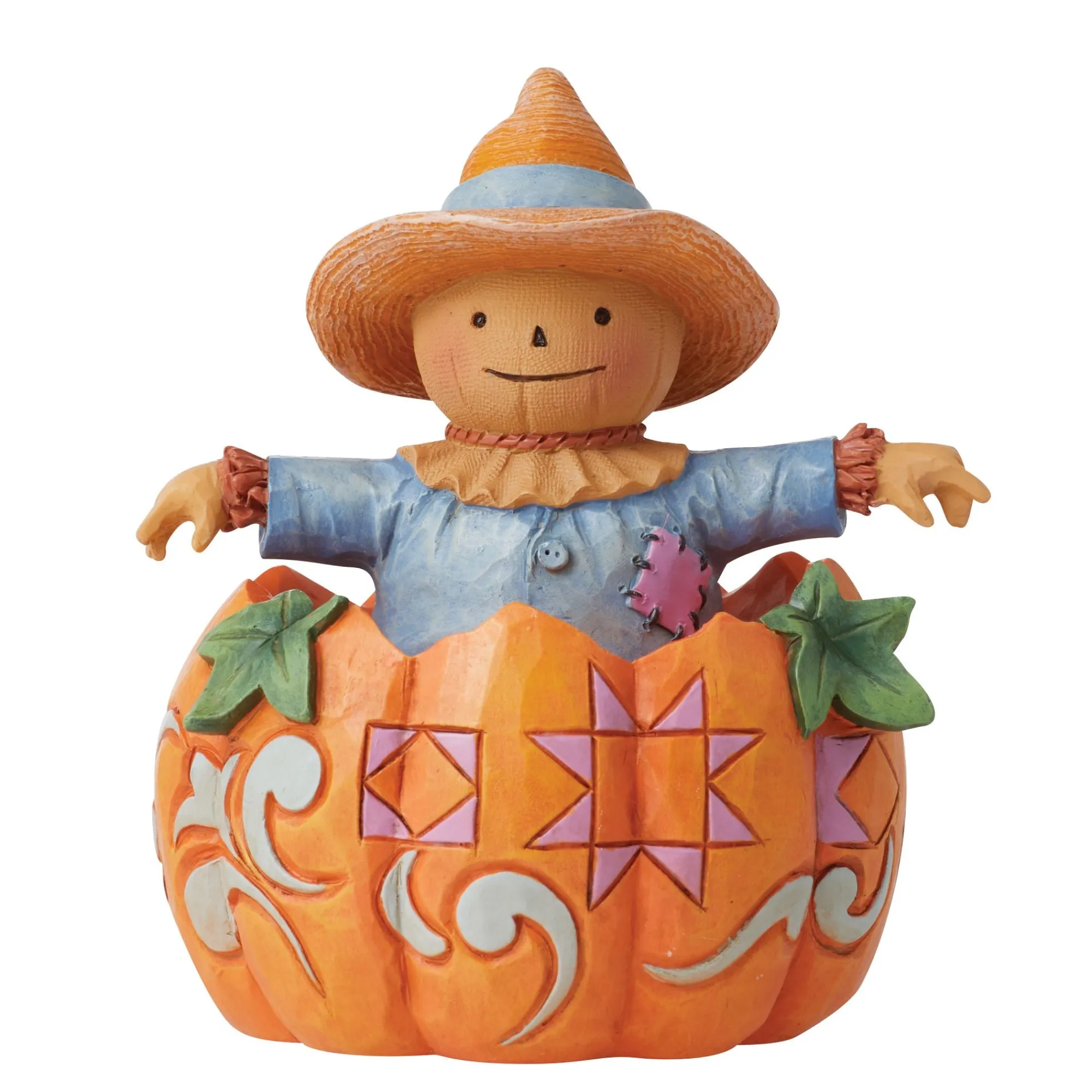 Enesco Gift Figurines | Pumpkin and Scarecrow Fig