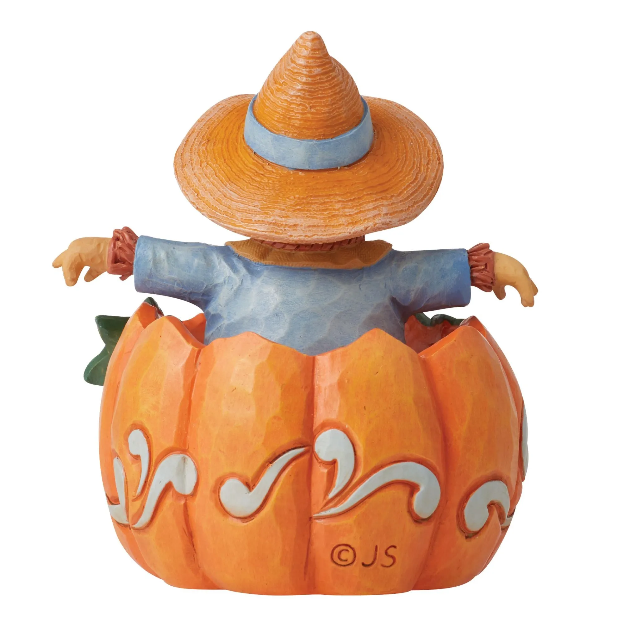 Enesco Gift Figurines | Pumpkin and Scarecrow Fig