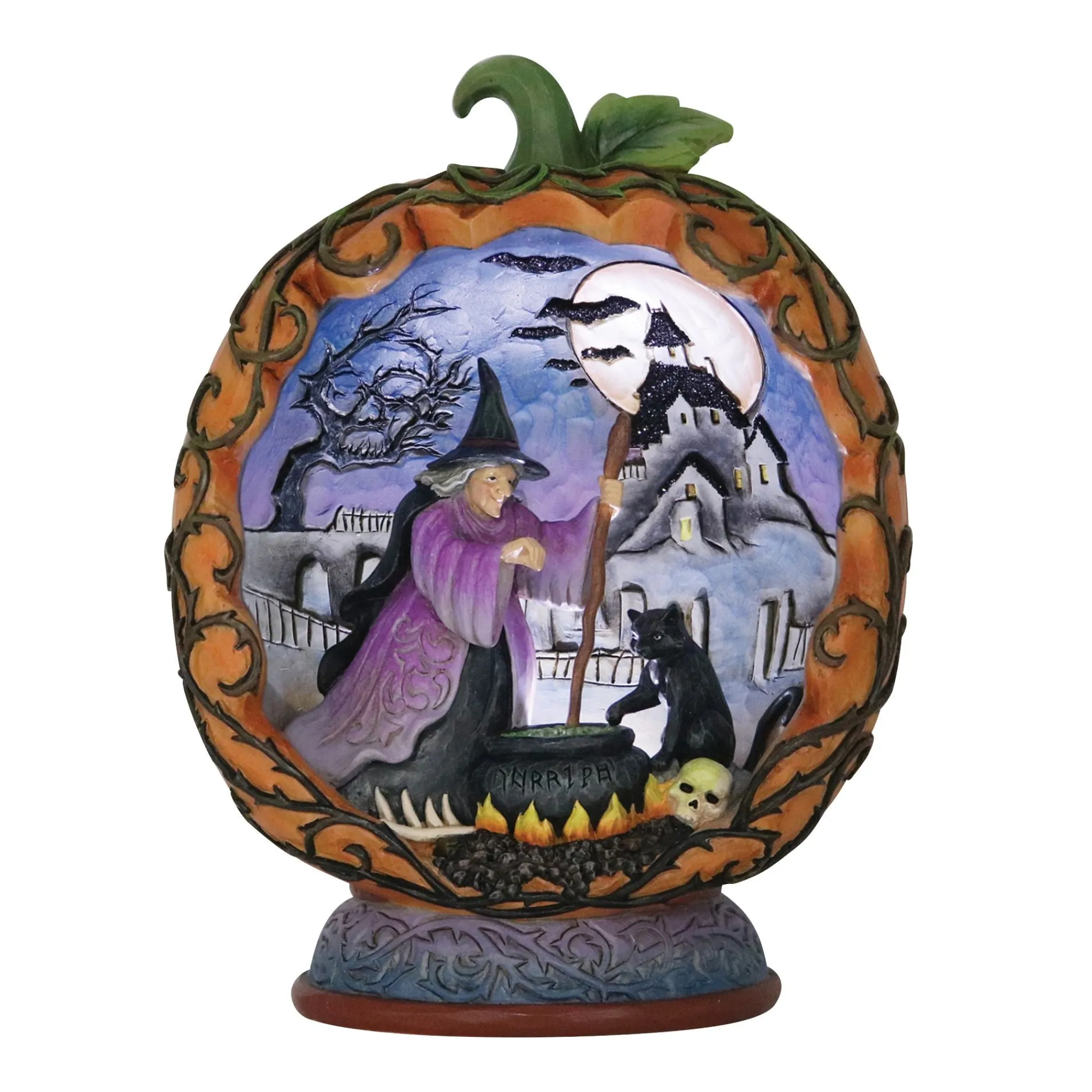 Enesco Gift Figurines | Pumpkin Diorama LED Figurine