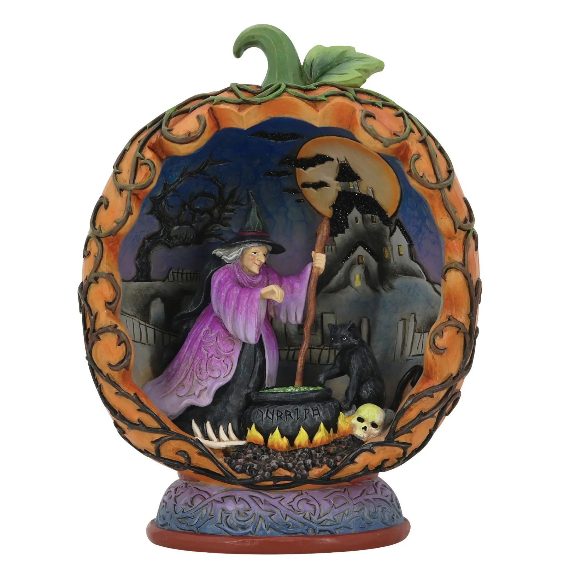 Enesco Gift Figurines | Pumpkin Diorama LED Figurine