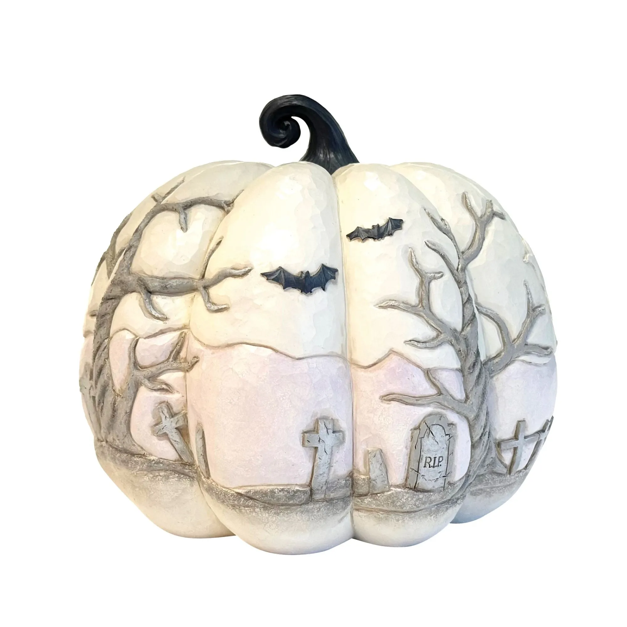 Enesco Gift Figurines | Pumpkin with Bats Flying Fig