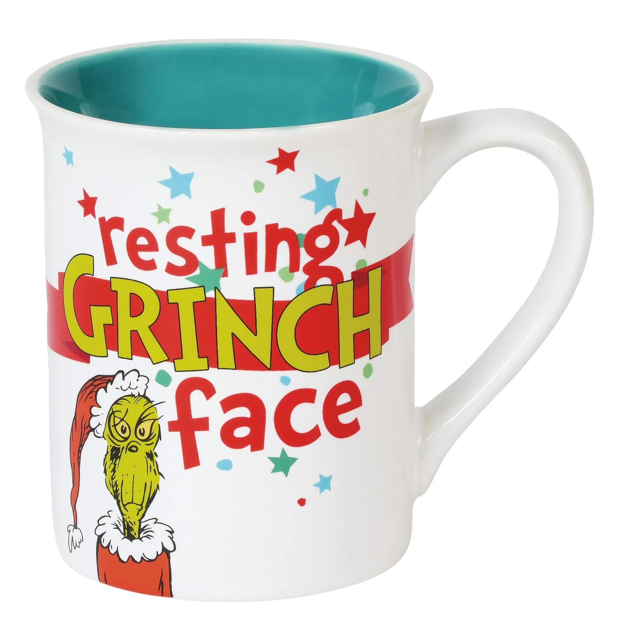 Department 56 Mugs | Drinkware | Resting Grinch Face Mug