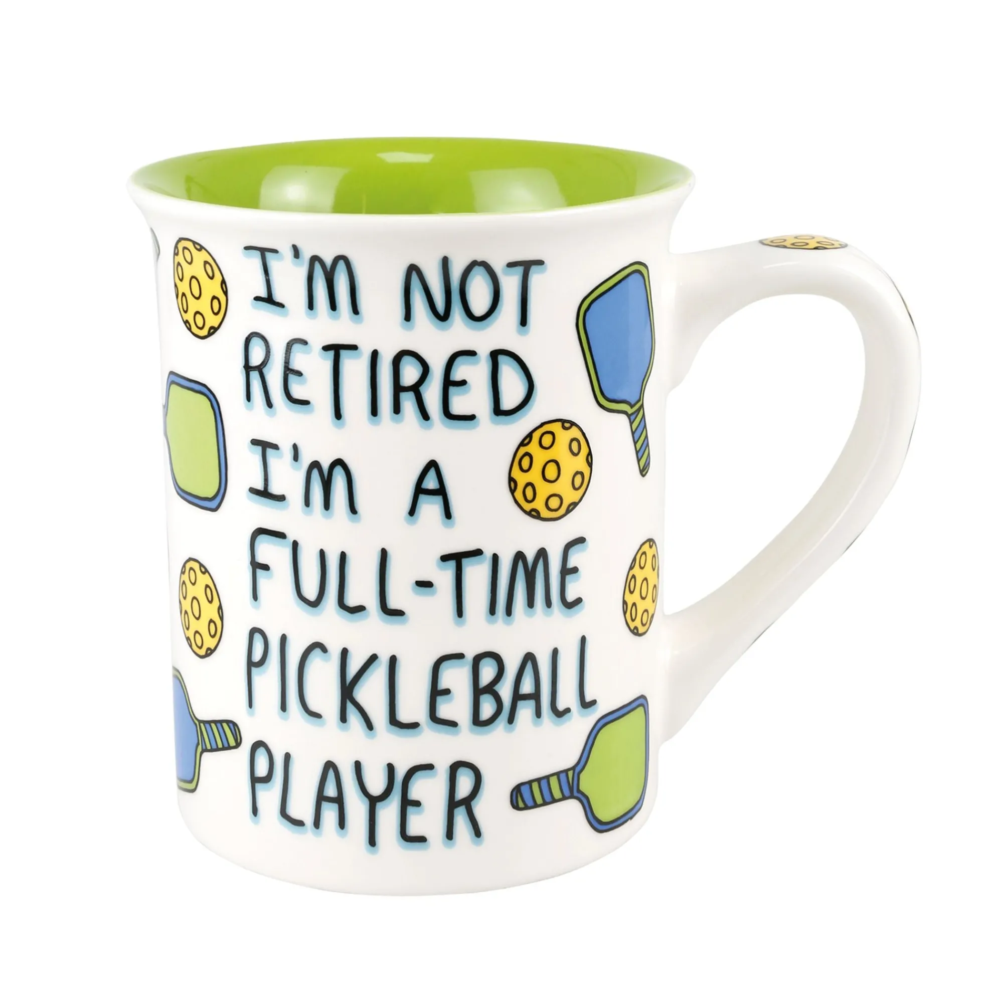 Enesco Gift Mugs | Drinkware | Retired Pickleball Mug