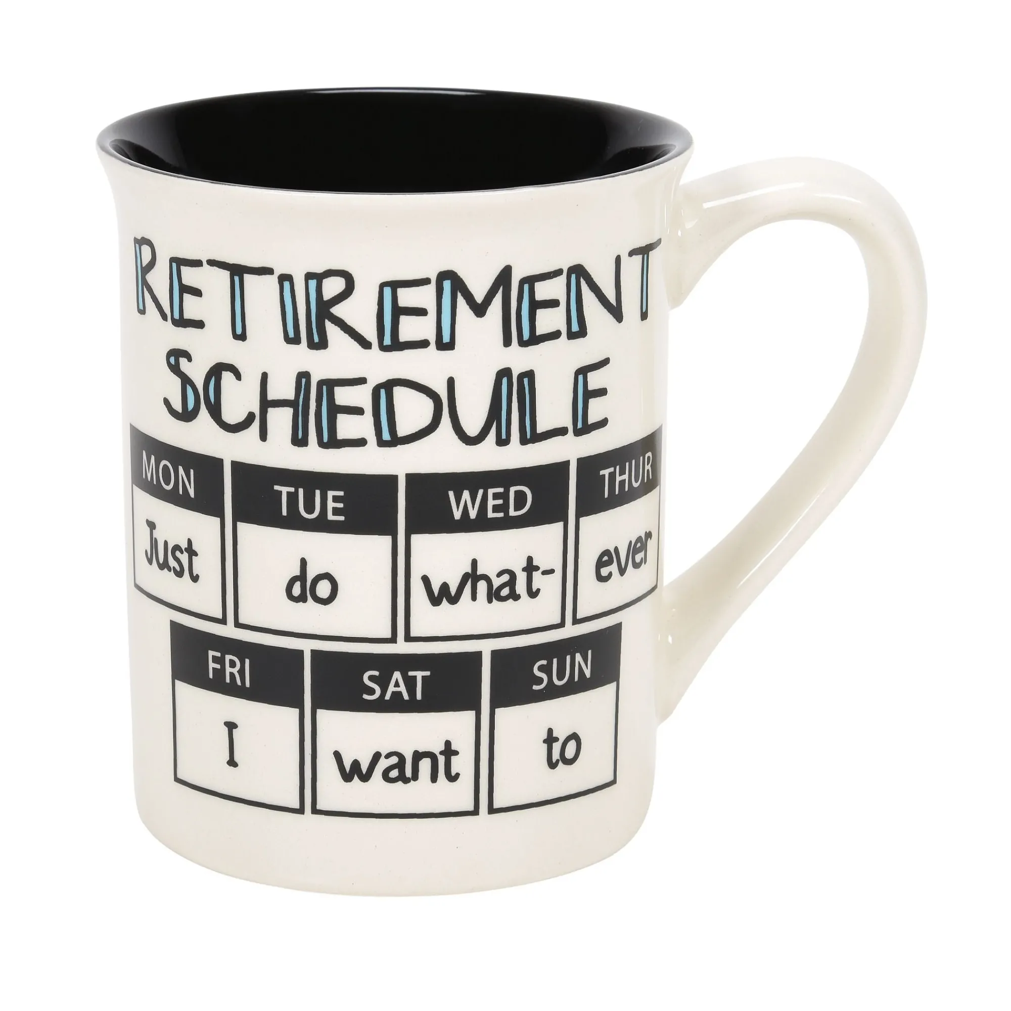 Enesco Gift Mugs | Drinkware | RETIREMENT CALENDAR MUG