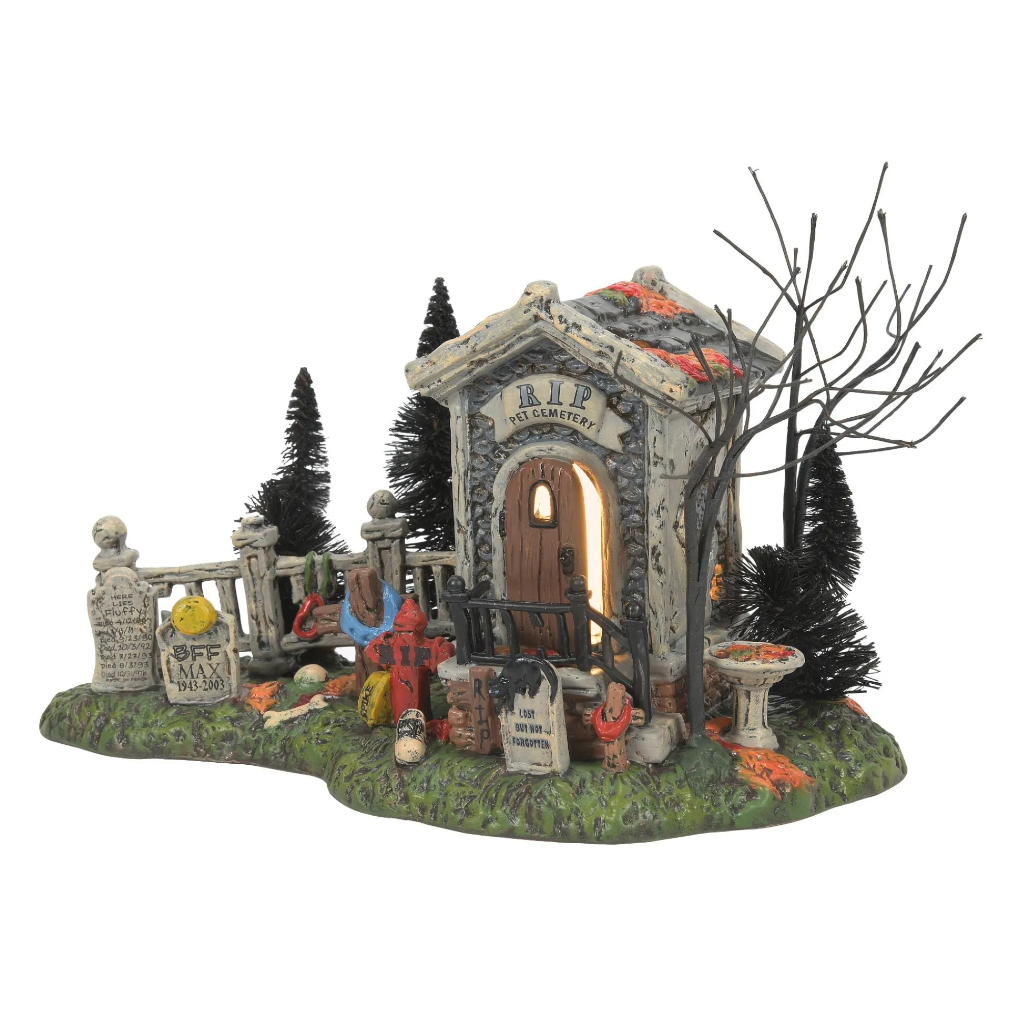 Department 56 Village Lighted Buildings | R.I.P. Cemetery