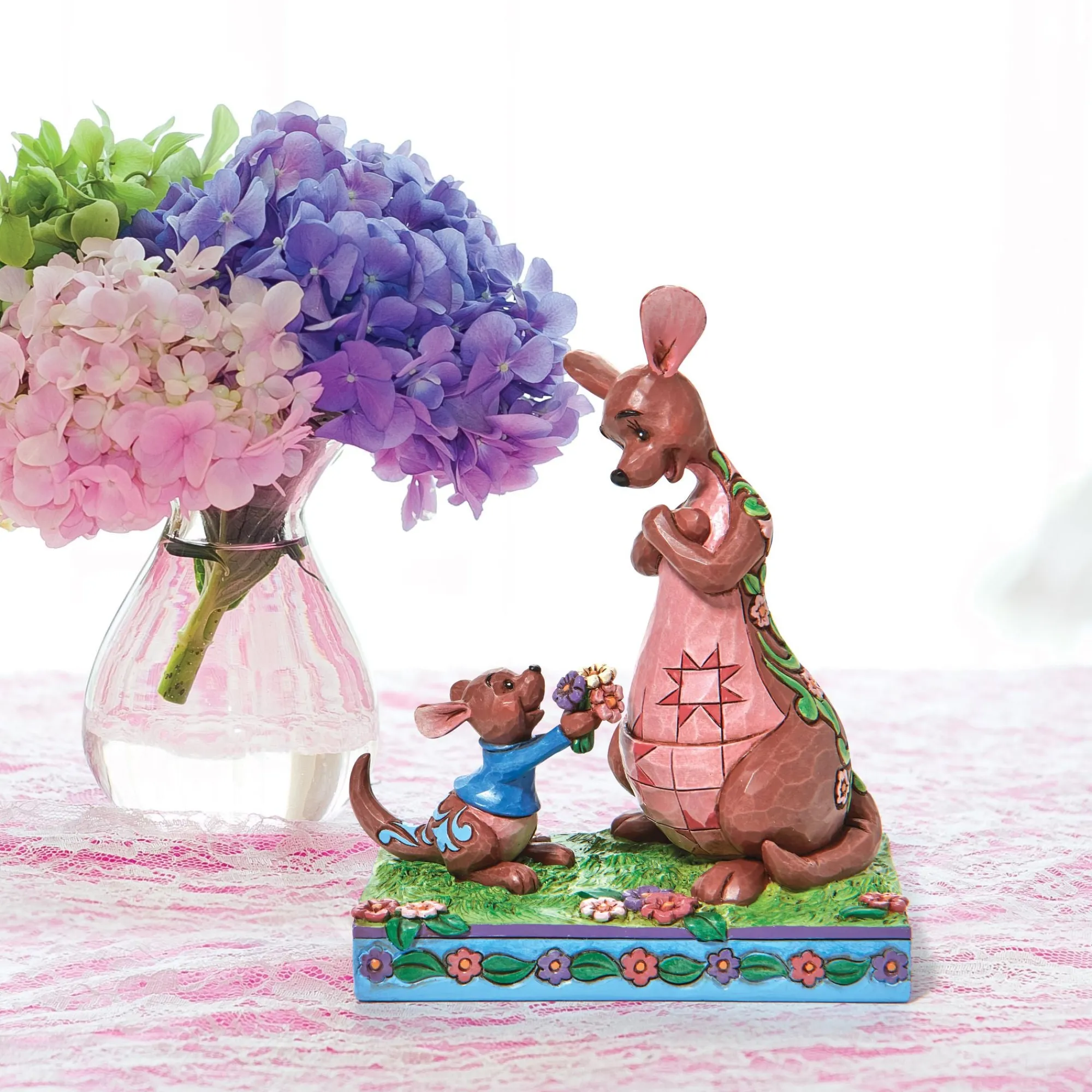 Enesco Gift Figurines | Roo Giving Kanga Flowers