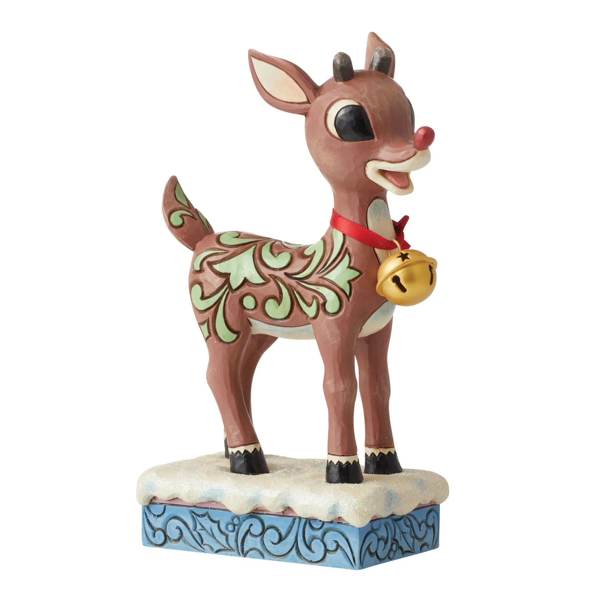 Enesco Gift Figurines | Rudolph w/Oversized Jingle Bel