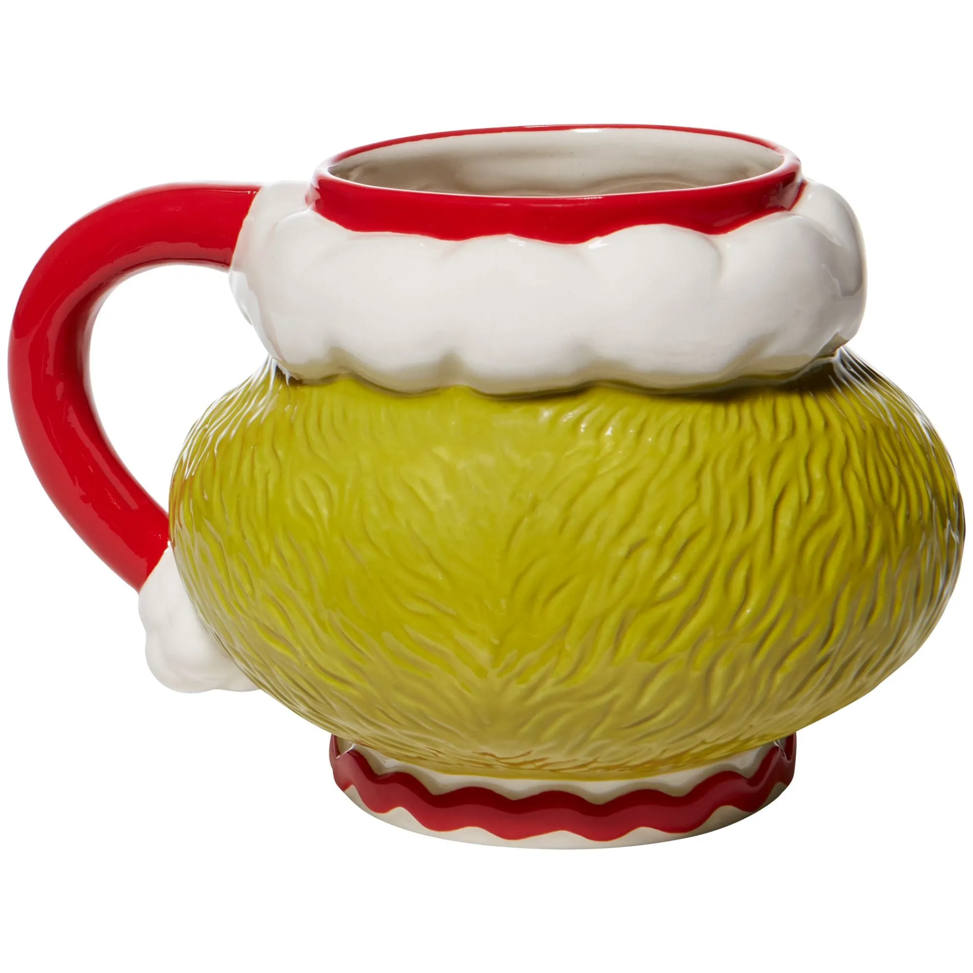 Department 56 Mugs | Drinkware | Santa Grinch Sculpted Mug