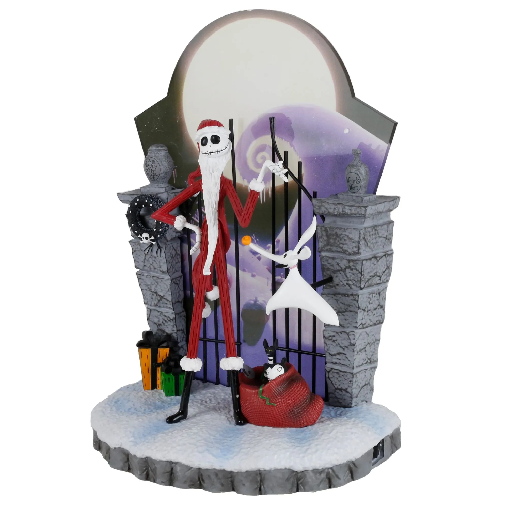 Enesco Gift Figurines | Santa Jack with Gate