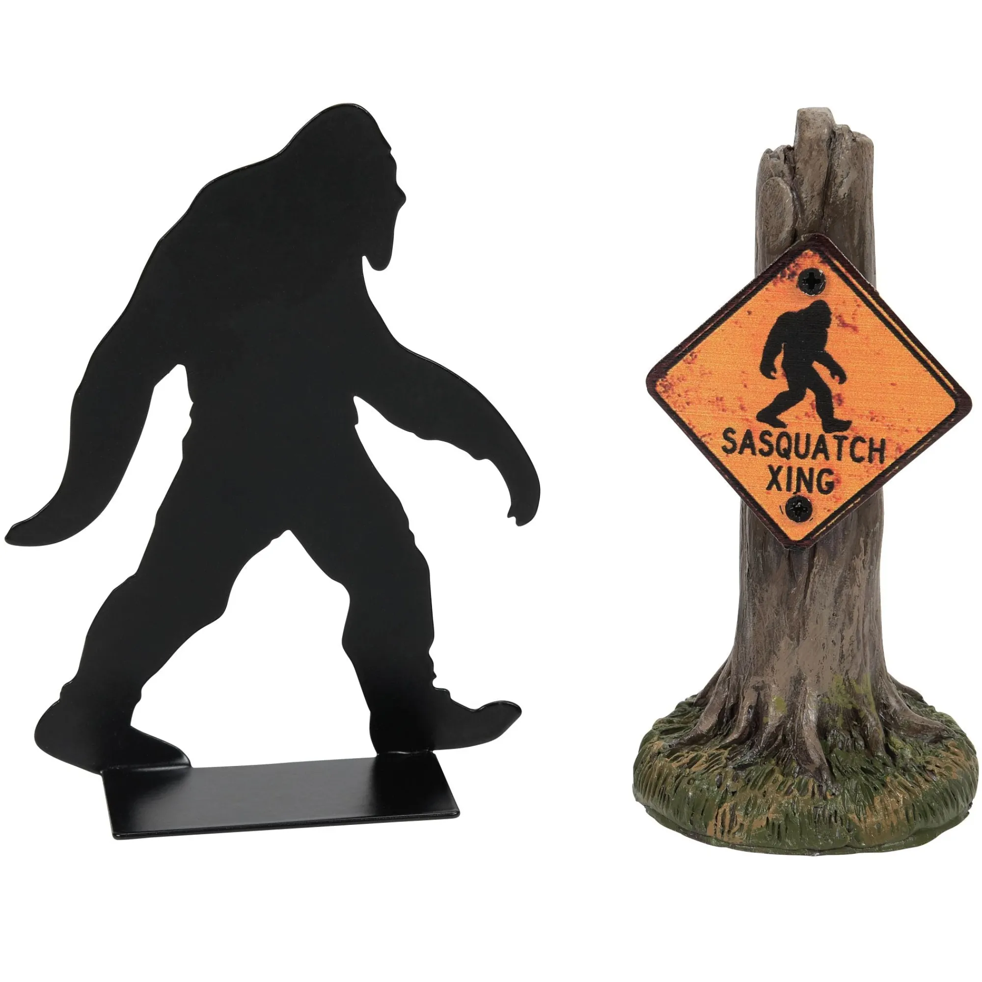 Department 56 Village Parts And Accessories | Sasquatch Silhouette set