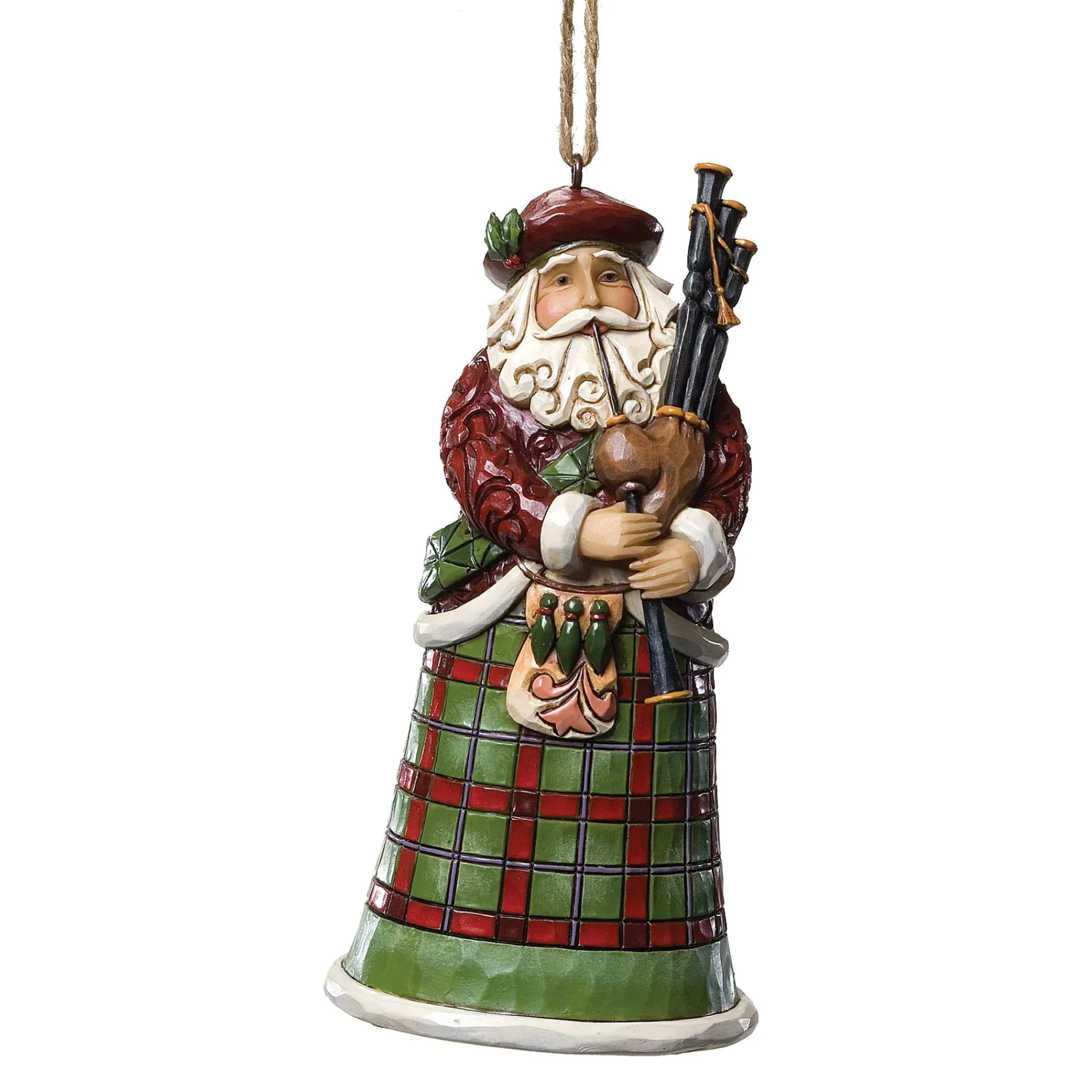 Enesco Gift Ornaments | Santas | Scottish Santa Ornament