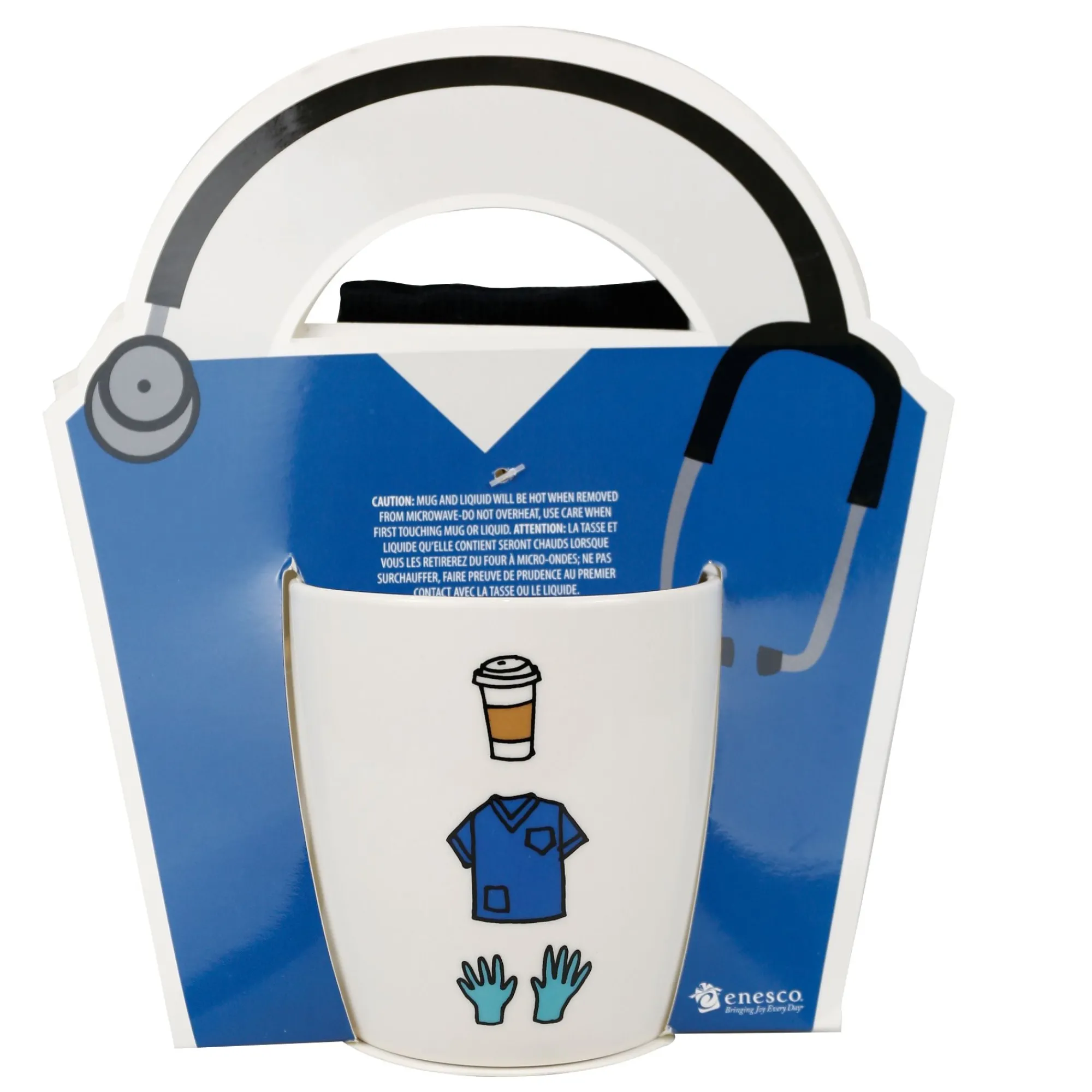 Enesco Gift Mugs | Drinkware | Scrubs Mug Sock CardSet