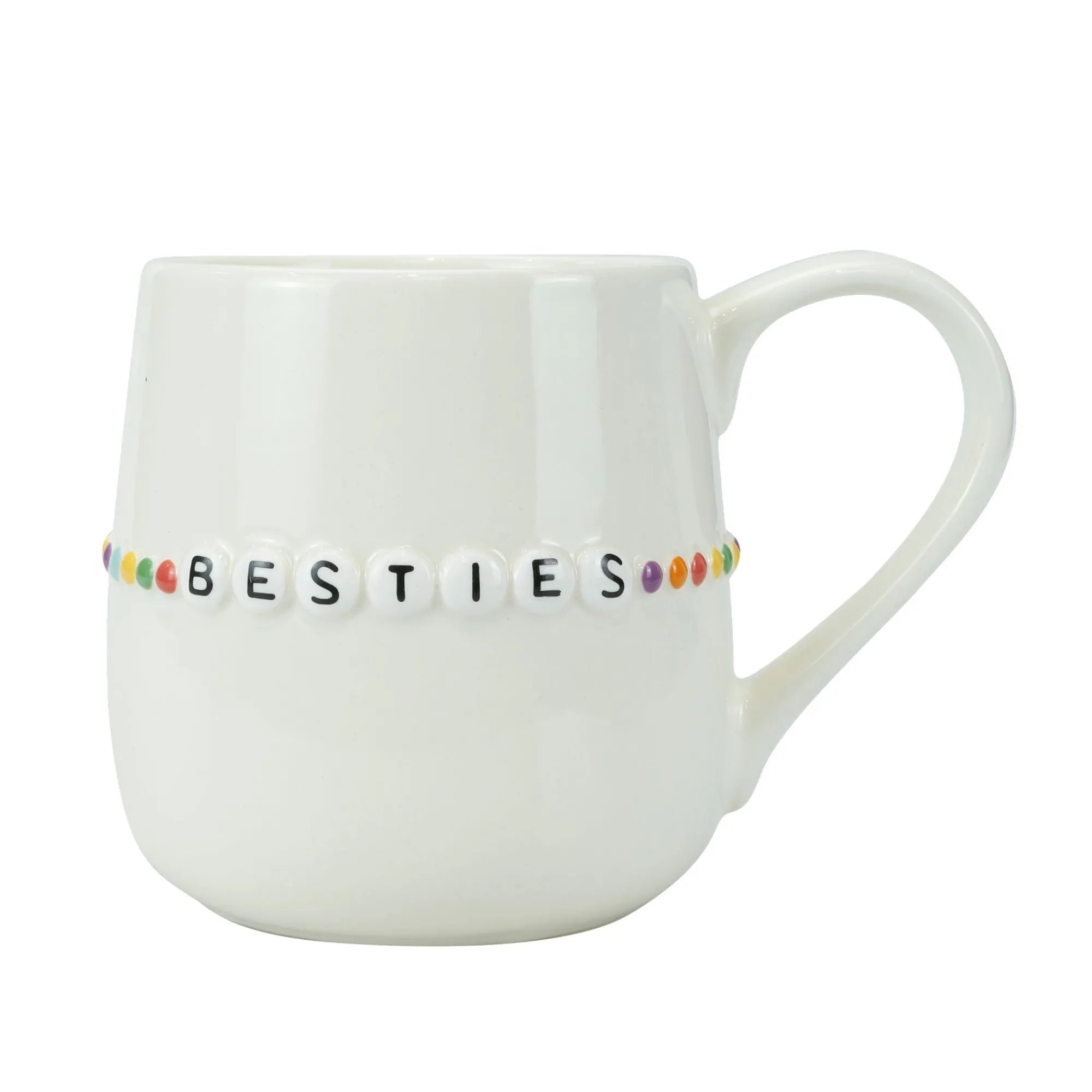 Enesco Gift Mugs | Drinkware | Sculpted Bead Bestie Mug