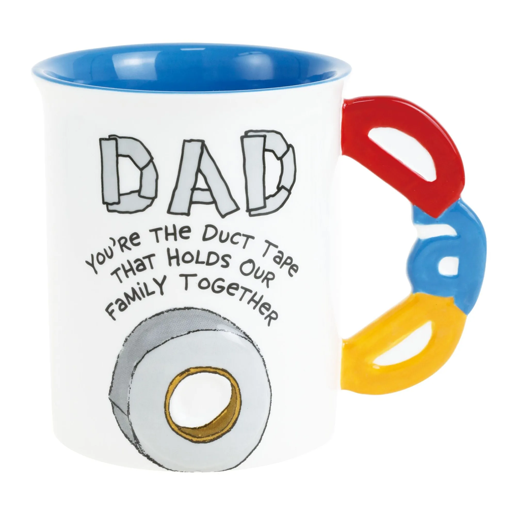 Enesco Gift Mugs | Drinkware | Sculpted Dad Tape Mug