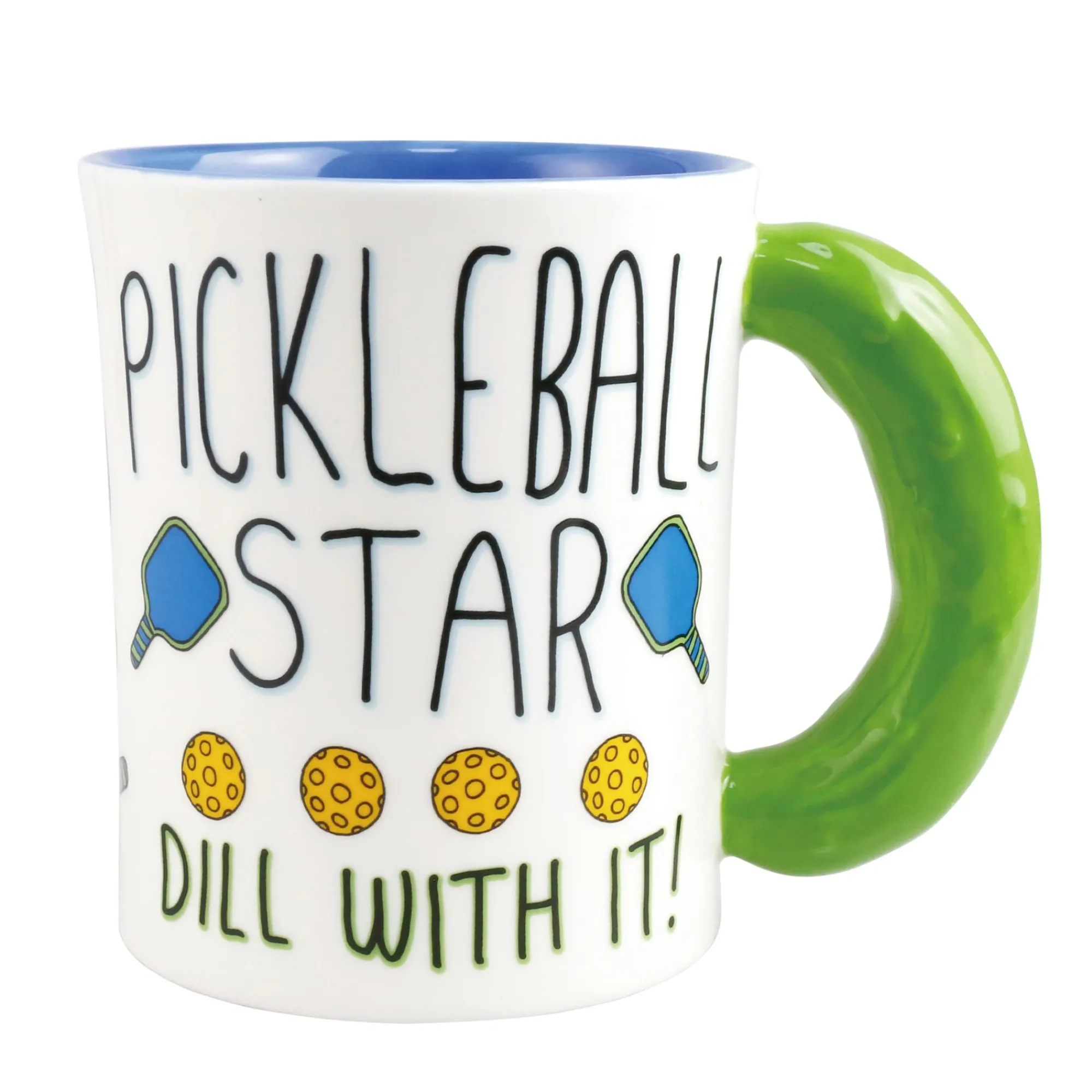 Enesco Gift Mugs | Drinkware | Sculpted Pickleball Mug