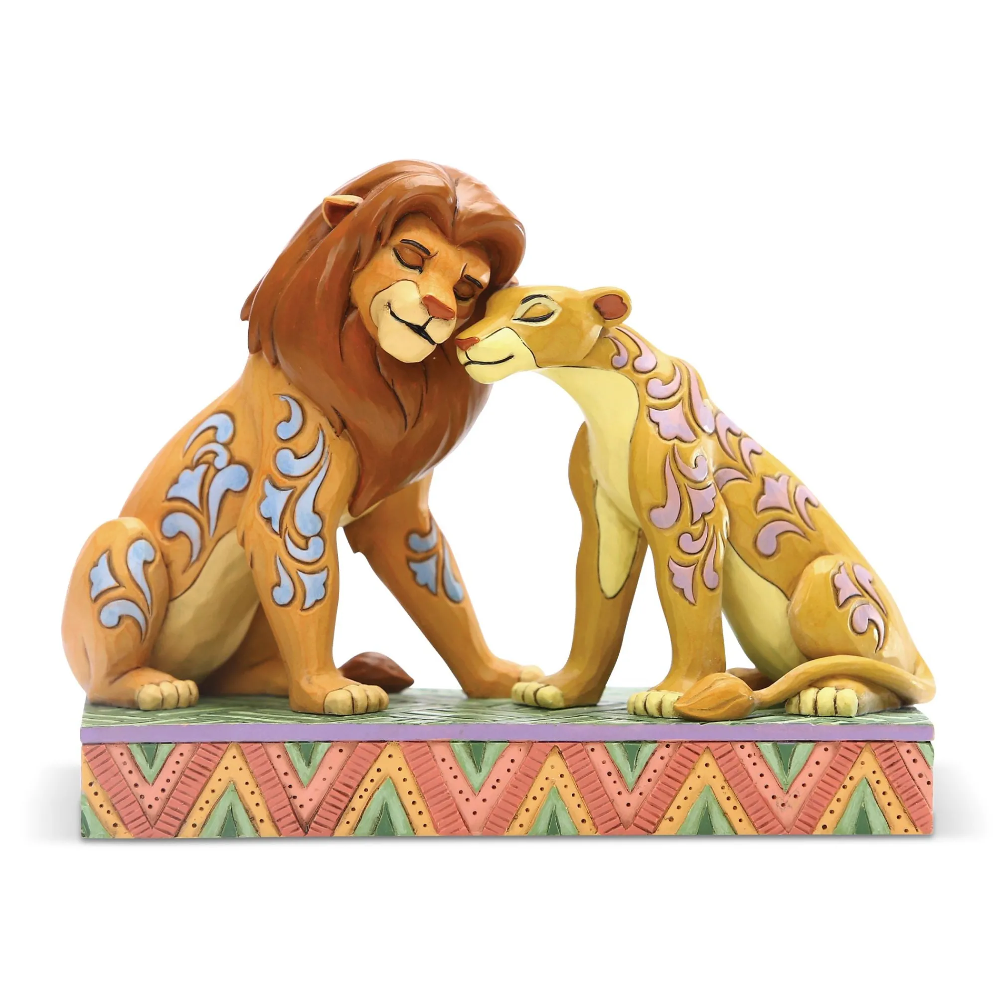 Enesco Gift Figurines | Simba and Nala Snuggling