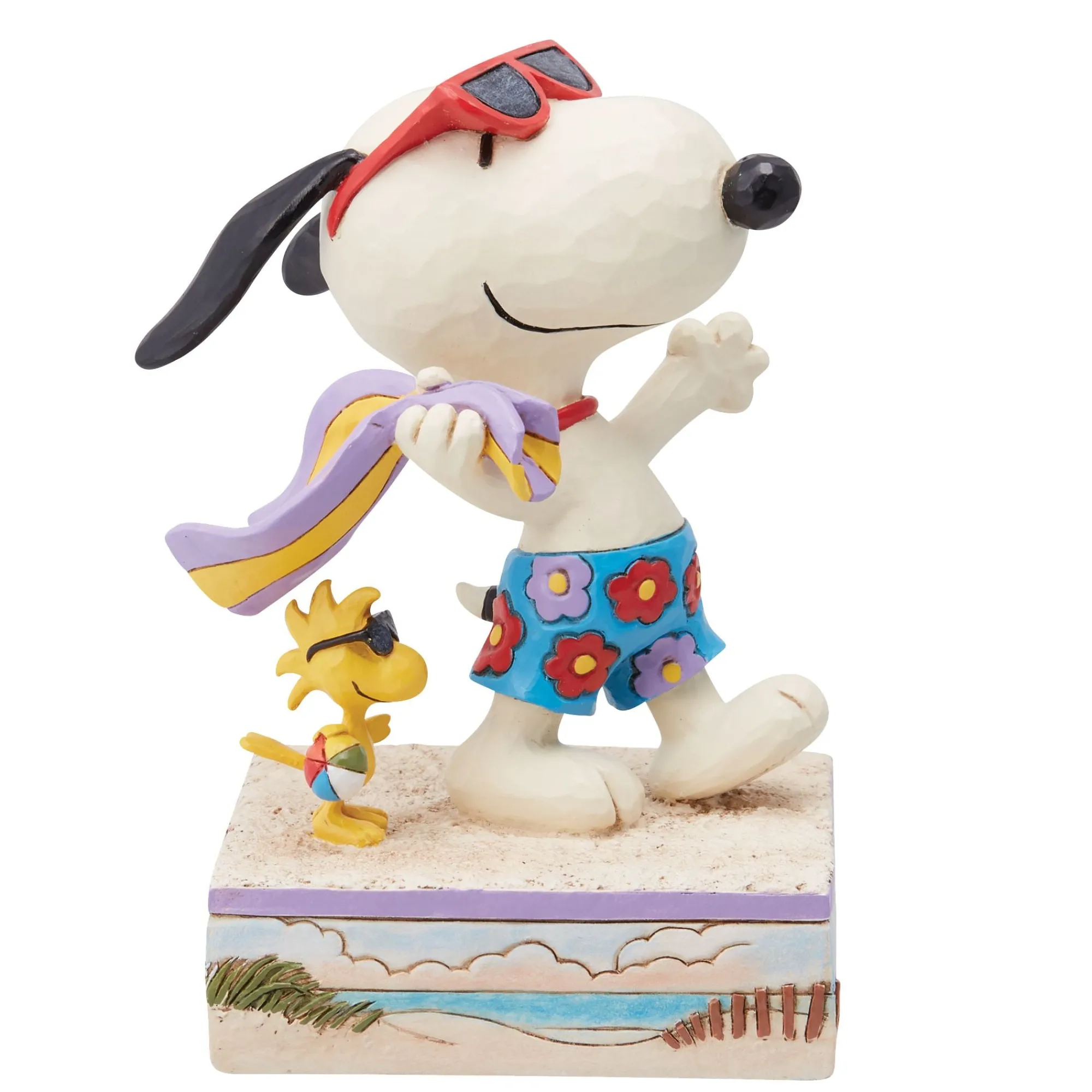 Enesco Gift Figurines | Snoopy & Woodstock at Beach