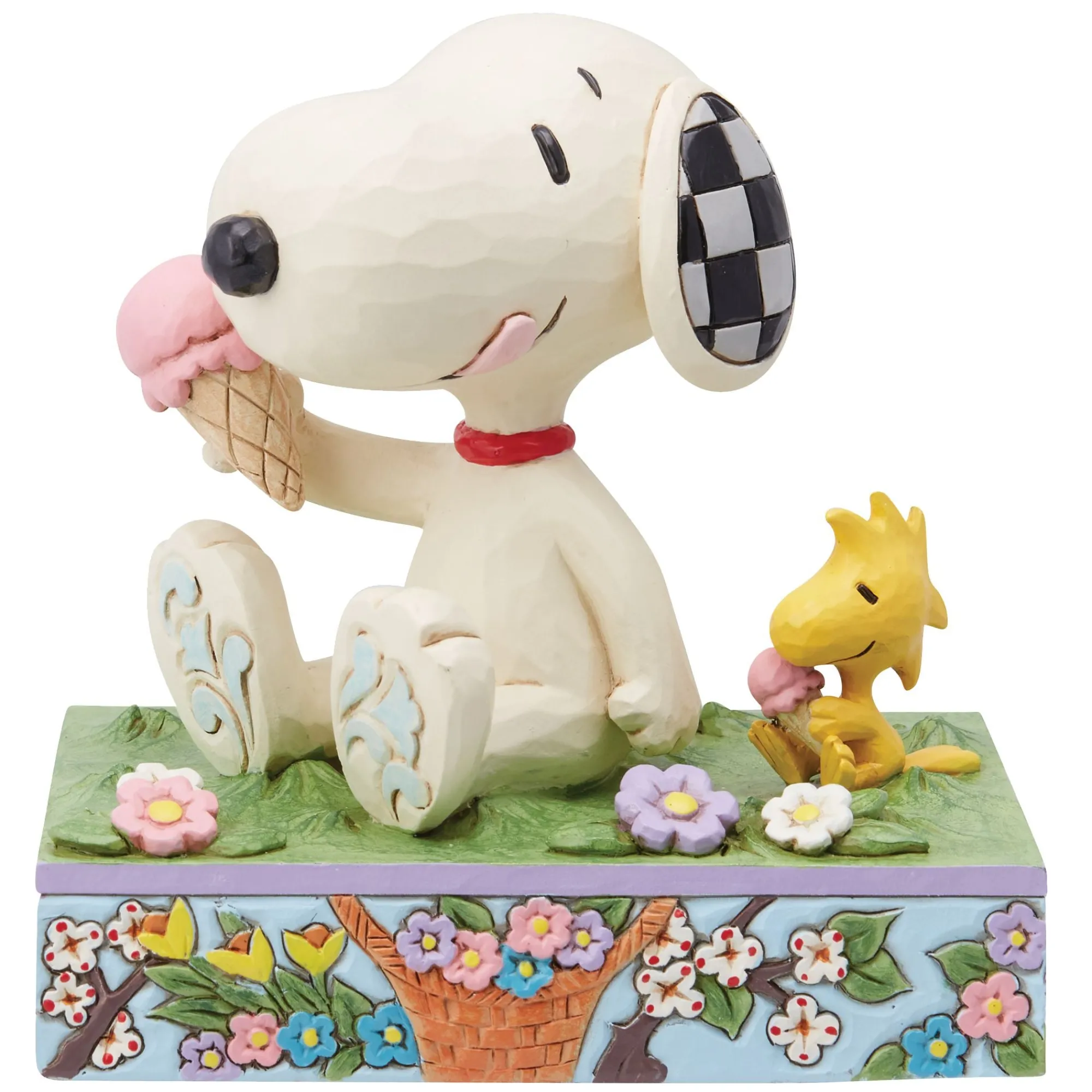 Enesco Gift Figurines | Snoopy & Woodstock Eating Ice