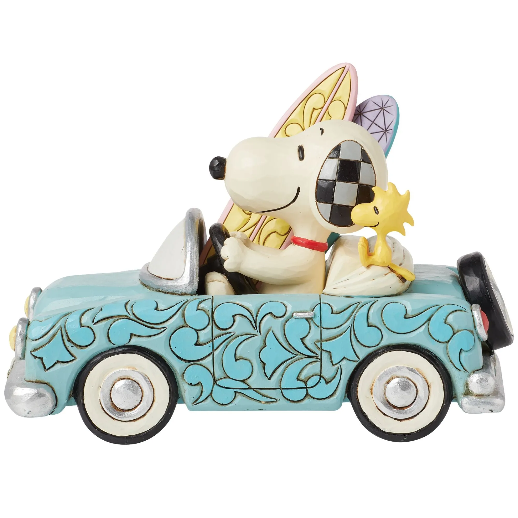 Enesco Gift Figurines | Snoopy & Woodstock in Car Surf