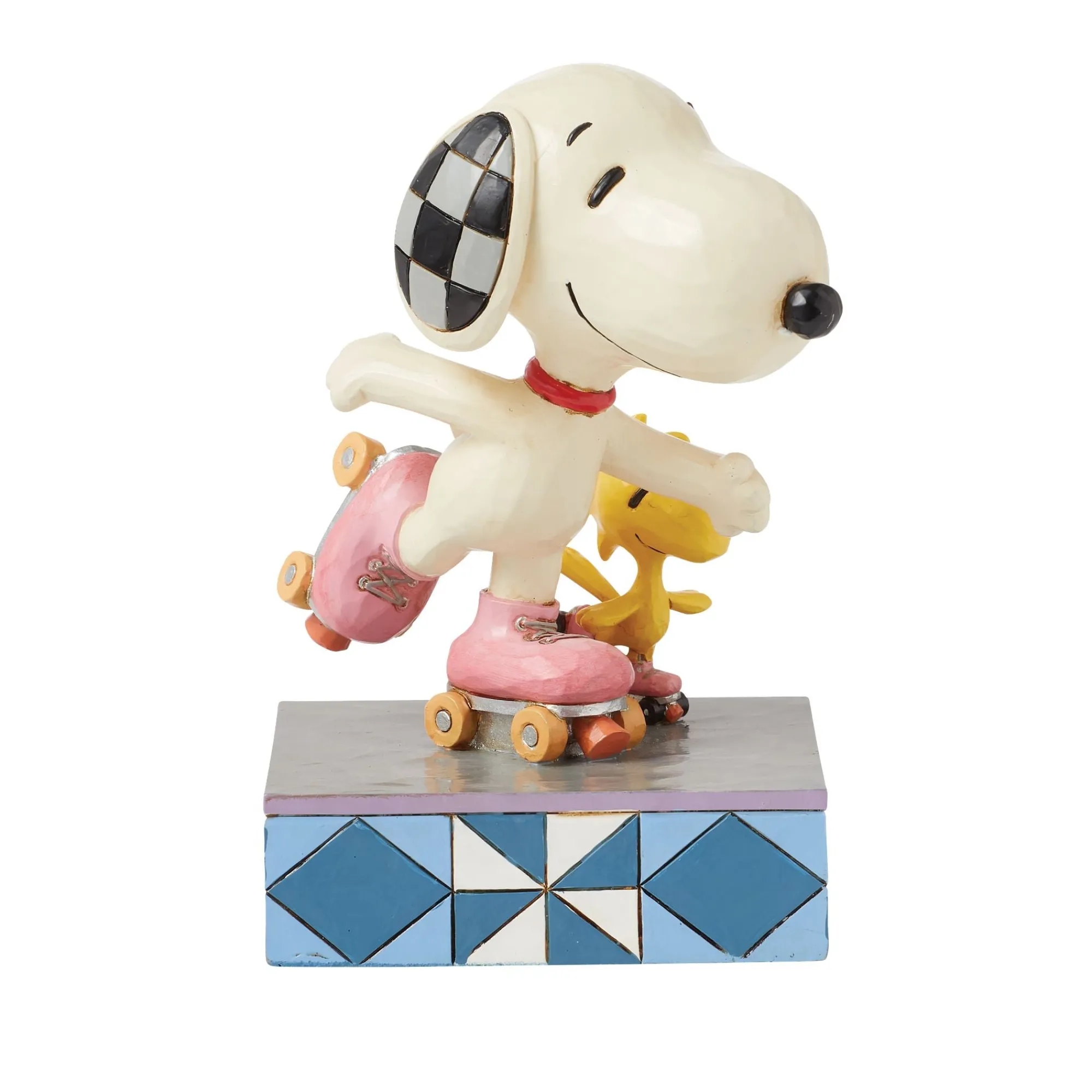 Enesco Gift Figurines | Snoopy & Woodstock Roller Skat