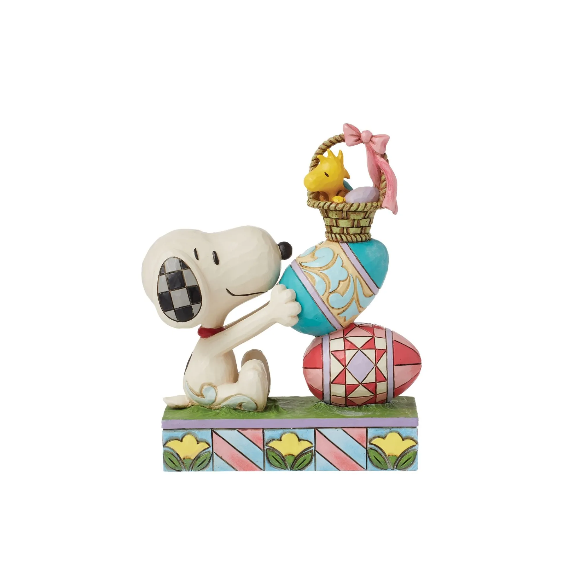 Enesco Gift Figurines | Snoopy & Woodstock stacked Egg