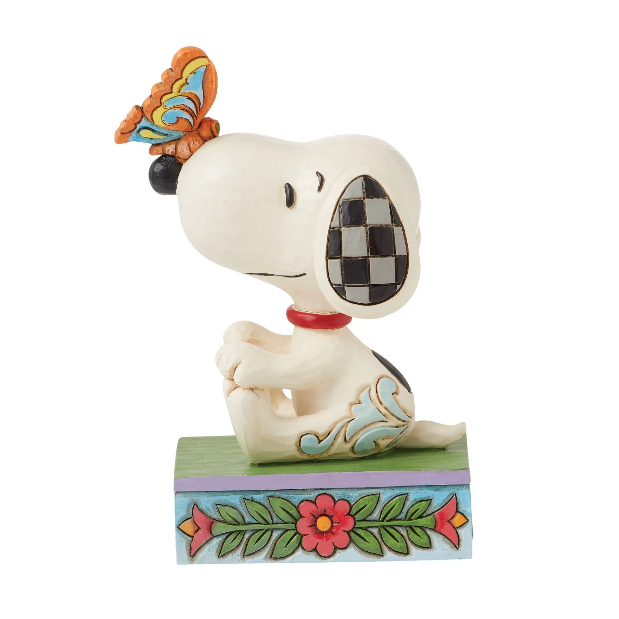 Enesco Gift Figurines | Snoopy Butterfly on Nose